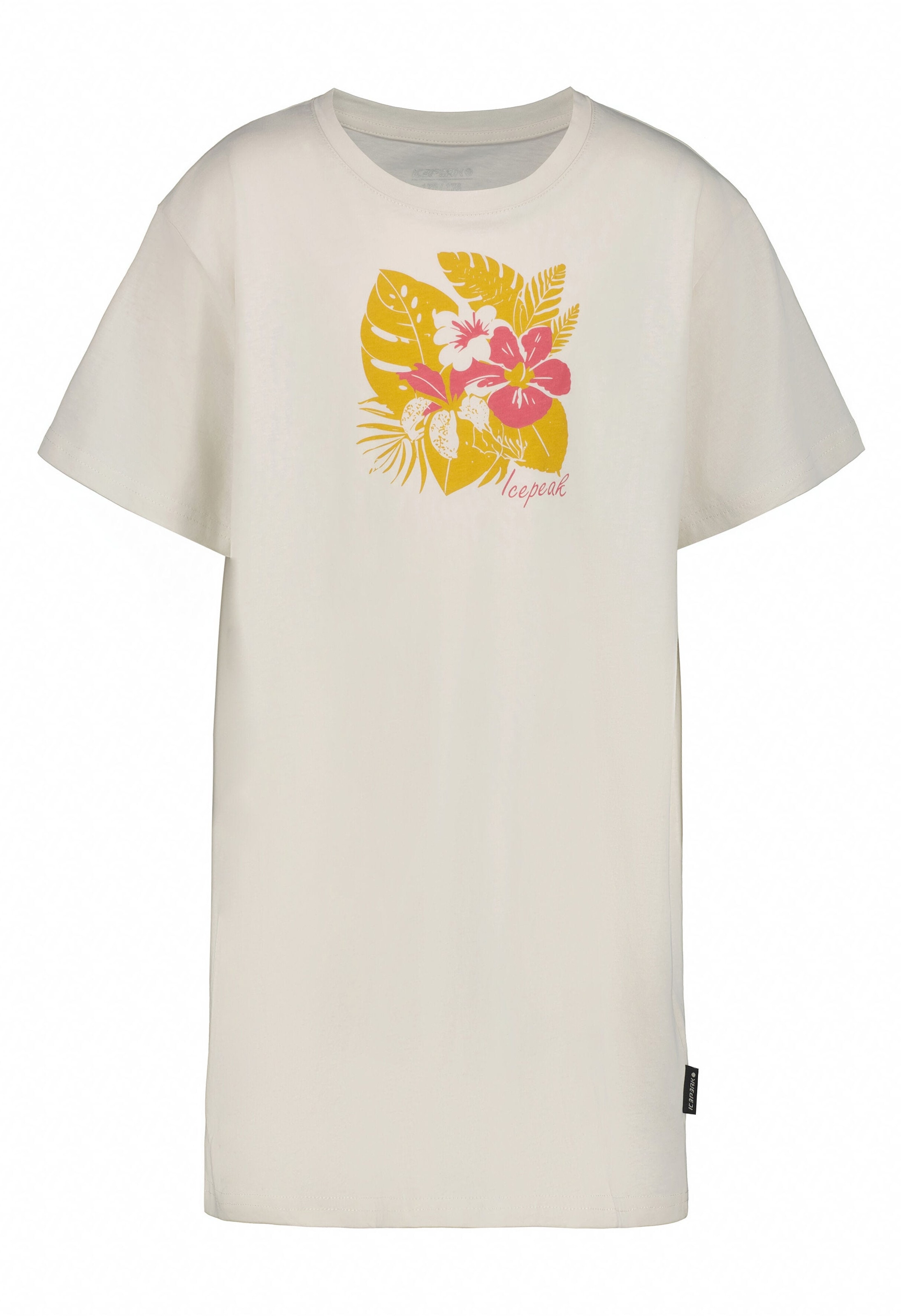Image of Icepeak T-Shirt "K T-SHIRT LEADVILLE" sportlicher Stil, Kurzarm, mit Druck, Label und Logoschriftzug