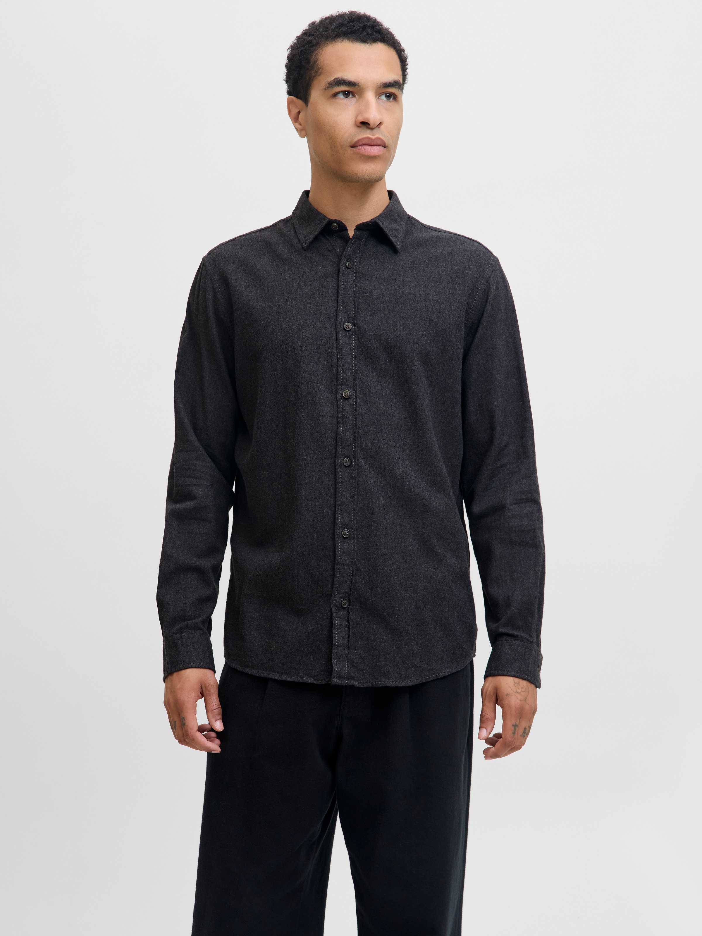 Jack & Jones Chemise à manches longues »JJECLASSIC MELANGE SHIRT L/S NOOS«