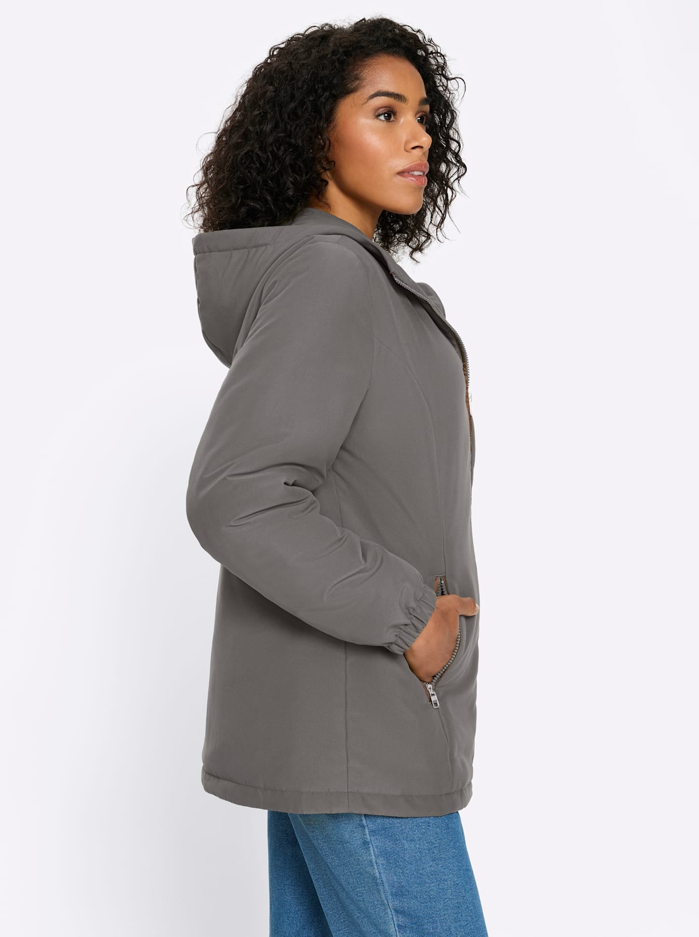 Classic Basics Veste longue avec capuche
