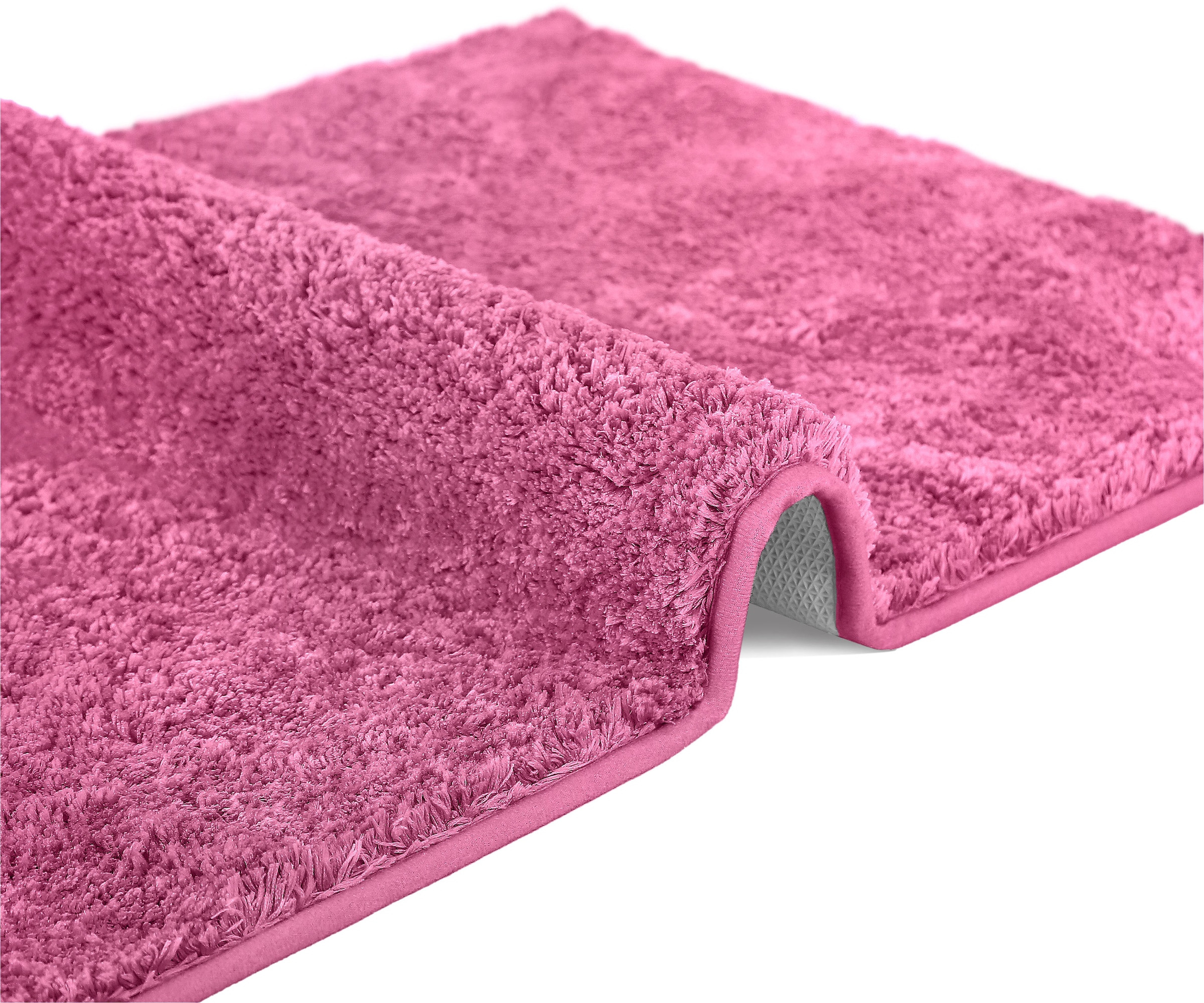 my home Badematte »Juna, Badteppich«, rutschhemmend beschichtet, fussbodenheizungsgeeignet-strapazierfähig, besonders weich, Badematten, unifarben