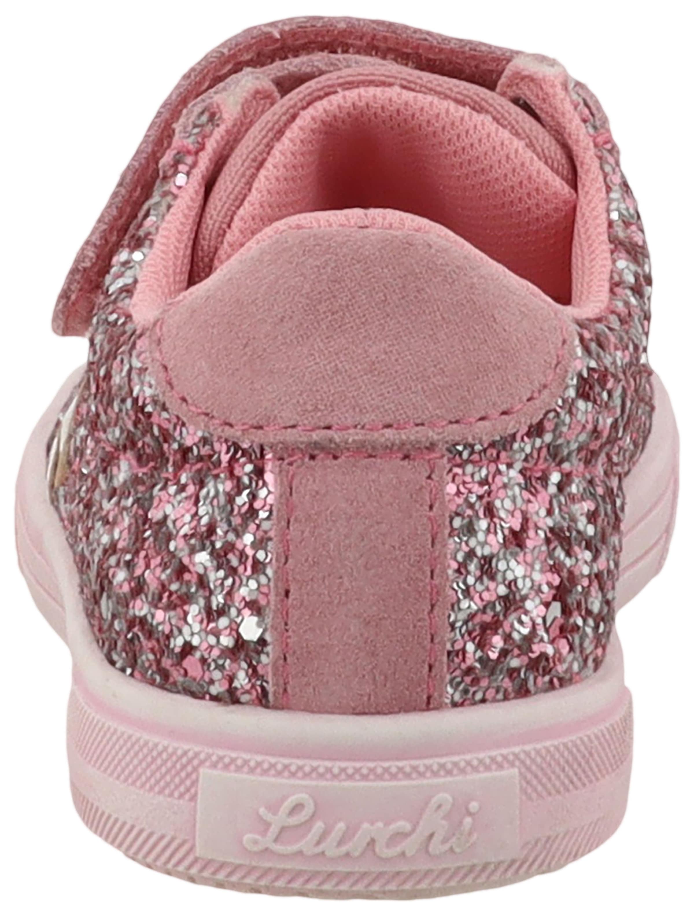 Lurchi Sneakers »Bine«  Chaussure à scratch avec paillettes, gabarit de taille à télécharger
