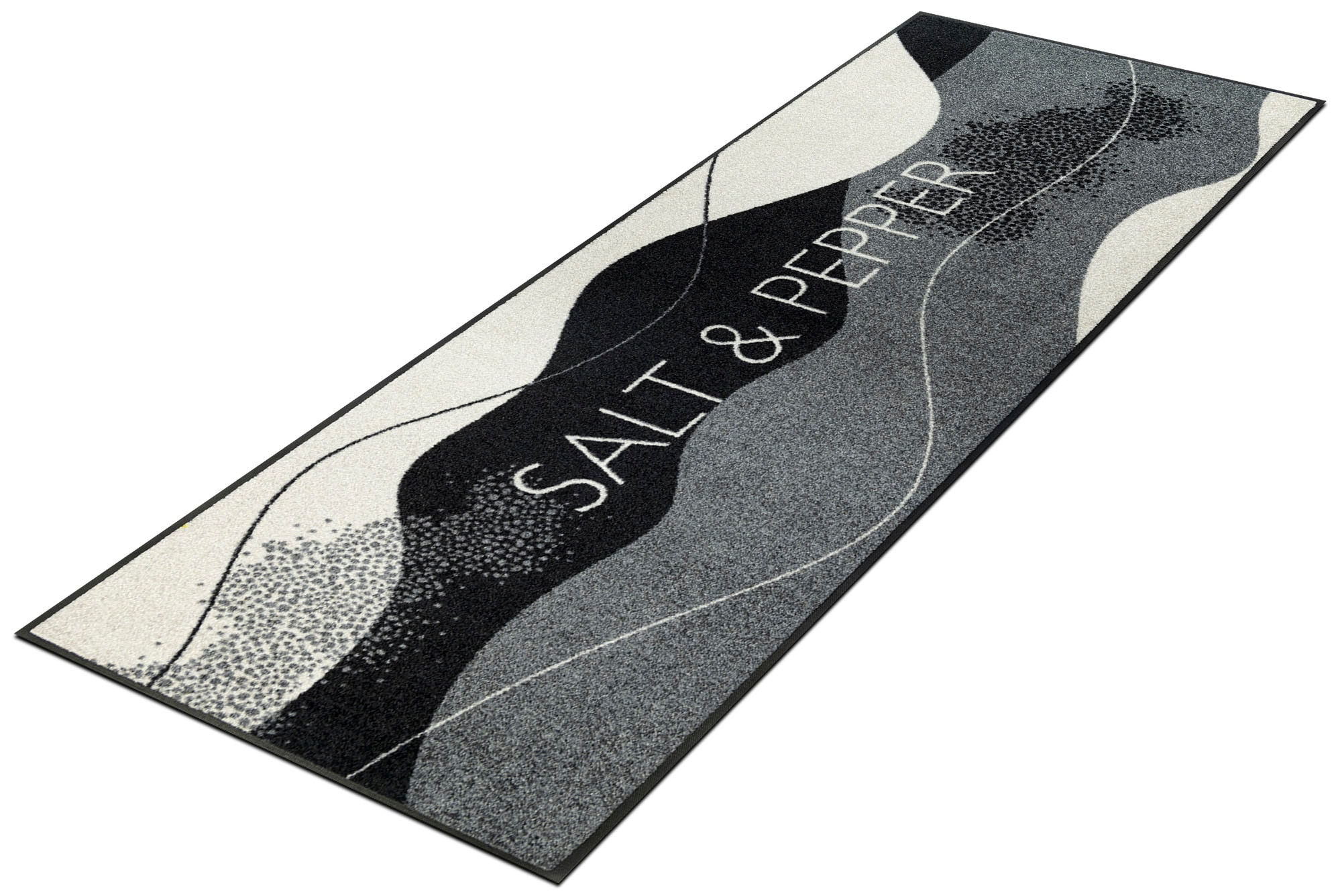 Image of wash+dry by Kleen-Tex Läufer "Salt & Pepper" rechteckig 7 mm Höhe Teppich