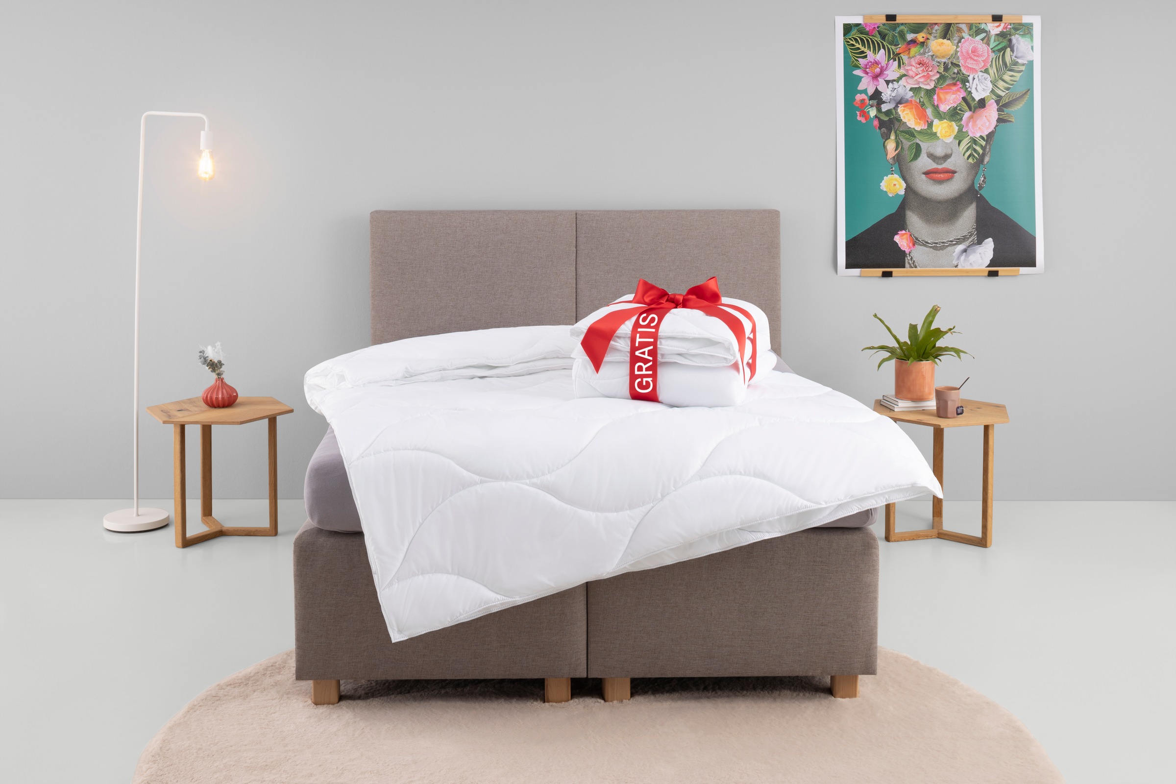 Image of GOODproduct Microfaserbettdecke "Caelan, kaufe eine Decke - erhalte die Leichtbettdecke gratis dazu" 4-Jahreszeiten Füllung 100% Polyester 1 Stk. tlg. Bettdecke 135x200 cm und 155x220 cm, Sommer, Winter