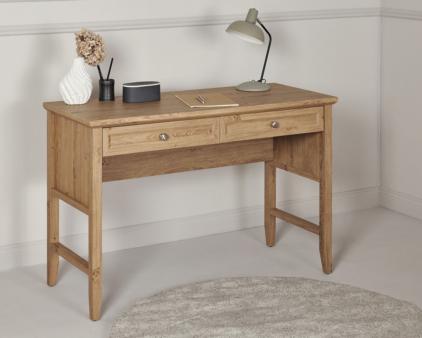 Jahnke Bureau »CLASSIC D 120« bureau, coiffeuse, console, 2 tiroirs, largeur : 120 cm