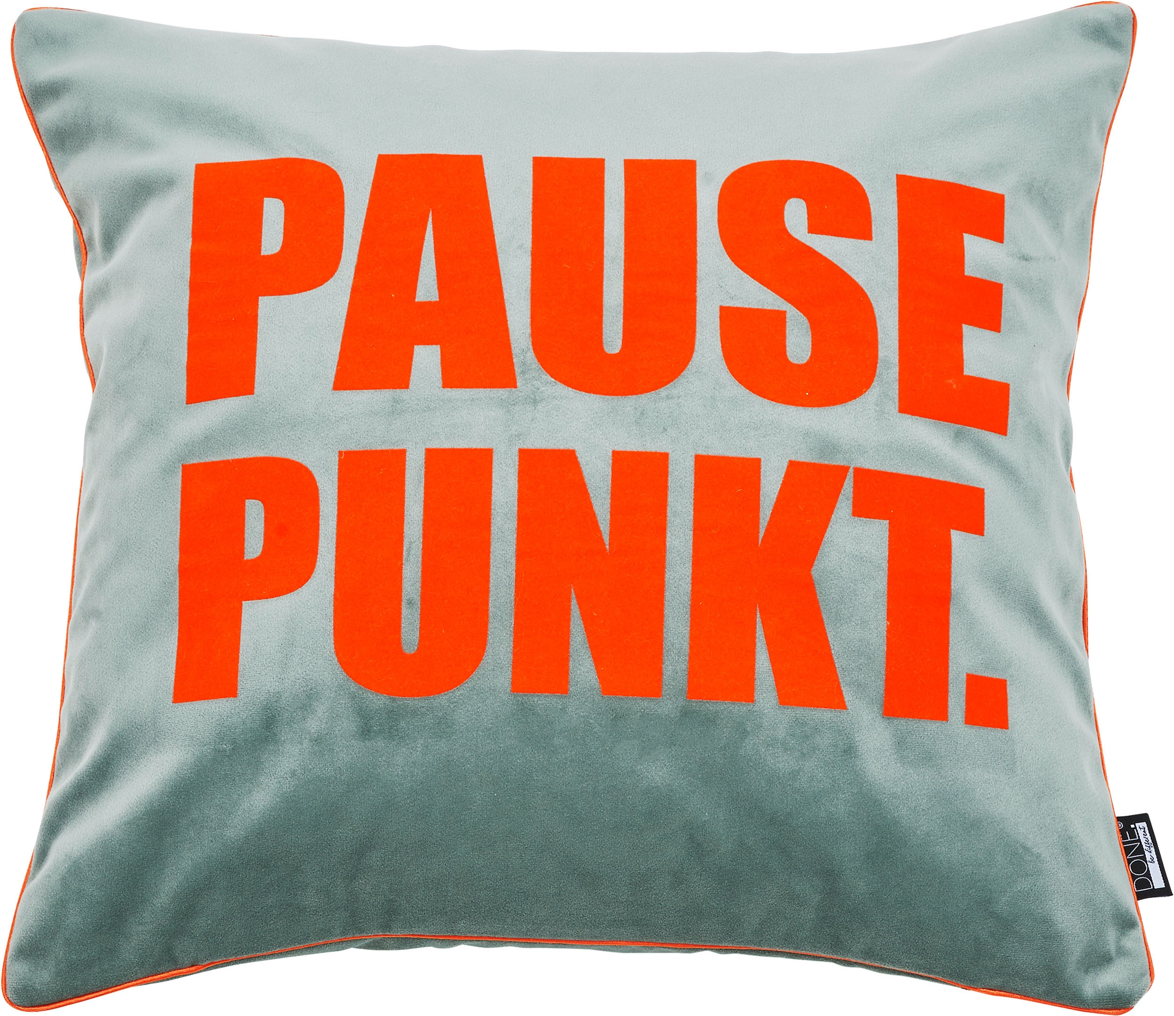 done.® Kissenhülle »Vibe« Weicher Samtstoff