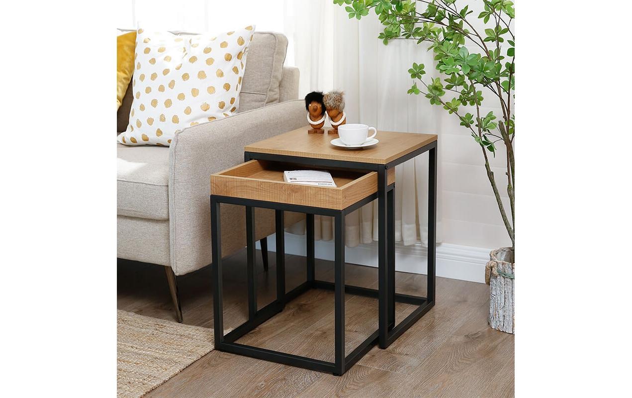 VASAGLE Beistelltisch »2-teilig 40/45 x 51 cm/55 cm«