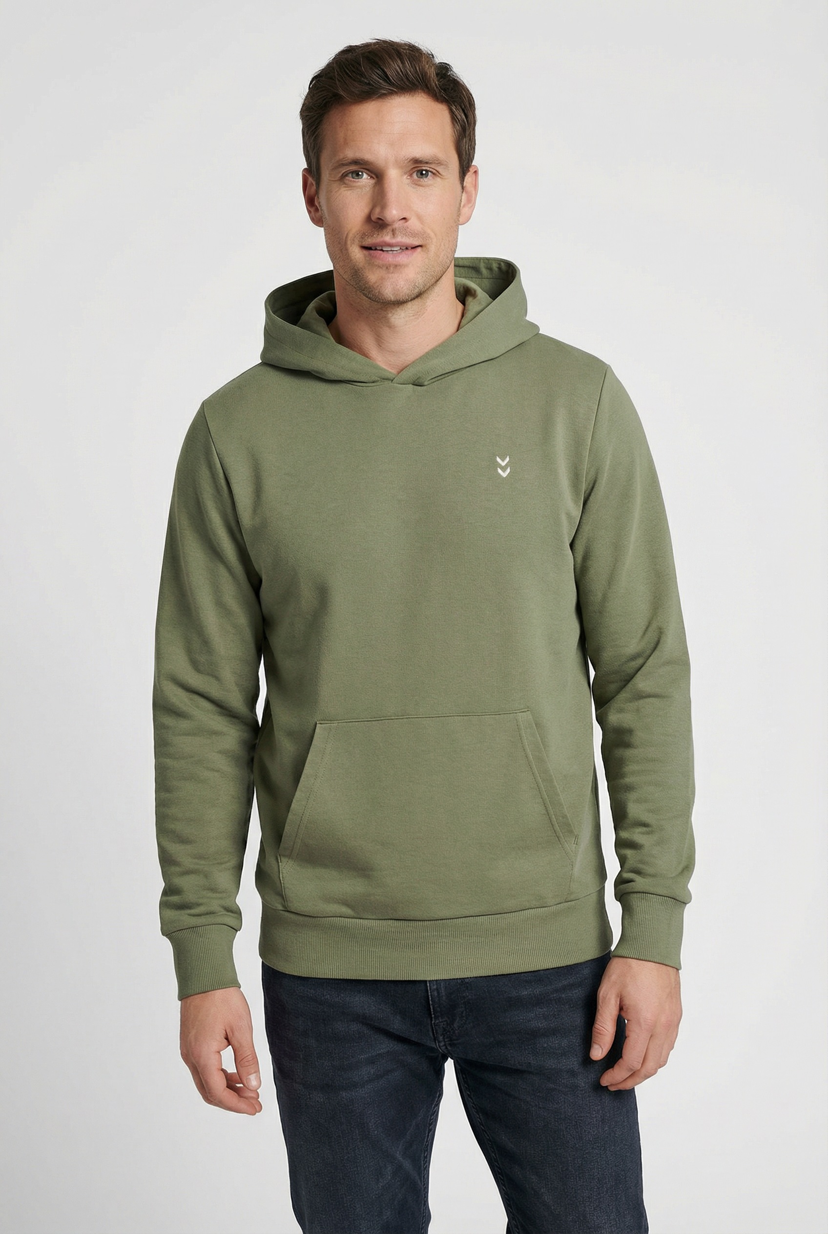 Image of hummel Kapuzensweatshirt "HMLPULSE SWEAT HOODIE", normale Passform, mit Kapuze, mit angesetztem Bündchen