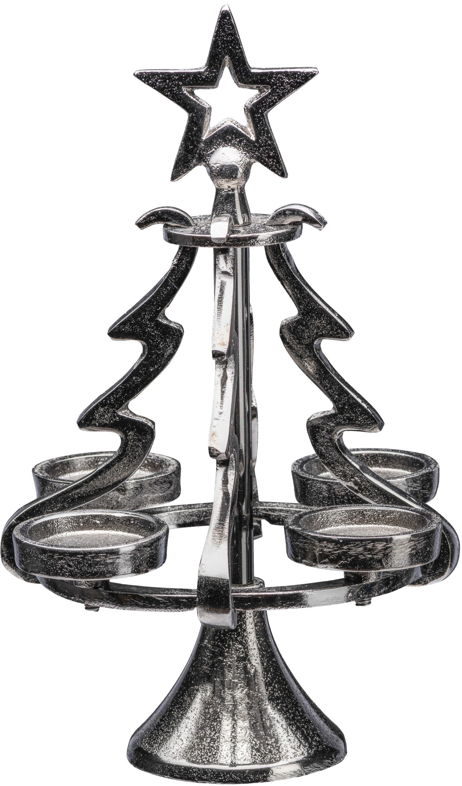 Image of my home Adventsleuchter »Tannenbaum«, (1 St.), Kerzenständer aus Aluminium, Höhe 28 cm bei Ackermann Versand Schweiz