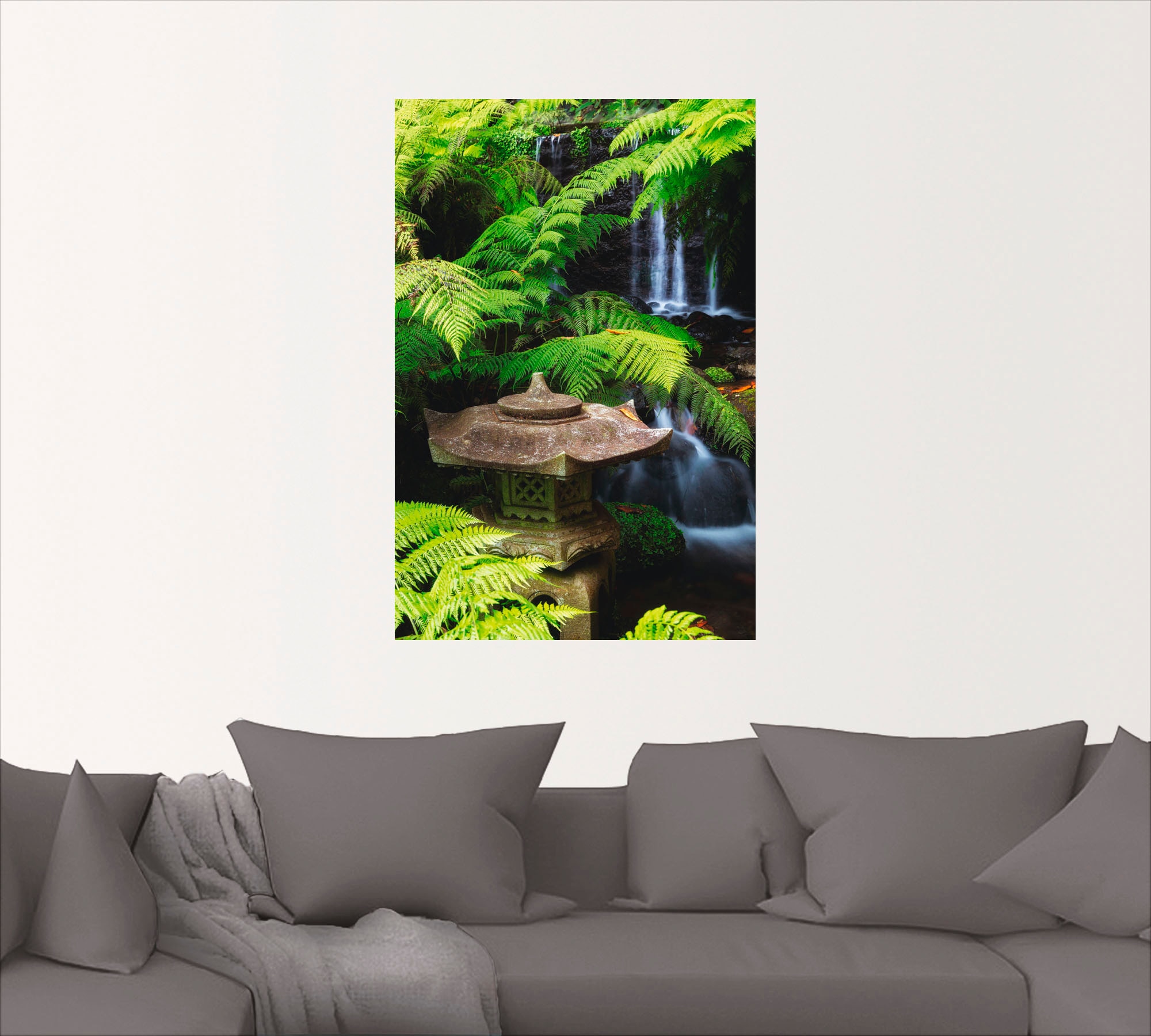 Artland Wandbild »Japanische Laterne«, Spa, (1 St.), als Leinwandbild, Poster, Wandaufkleber in verschied. Grössen