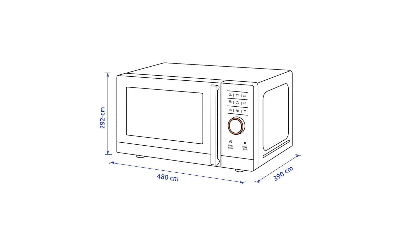 nicht definiert Mikrowelle »Berger Lanz MW23P63«, 800 W