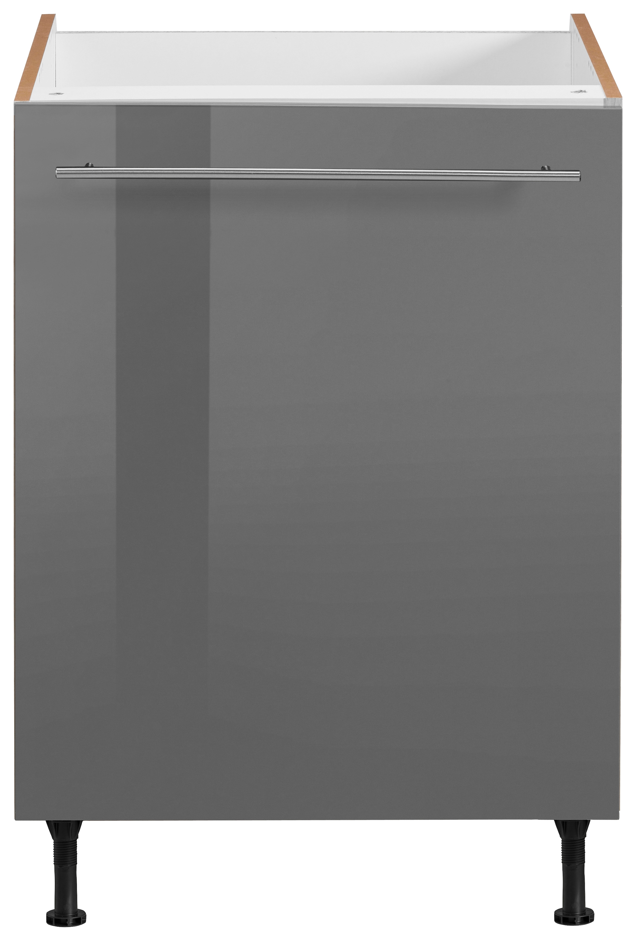 OPTIFIT Spülenschrank »Bern«, 60 cm breit, mit 1 Tür, mit höhenverstellbaren Füssen, mit Metallgriff