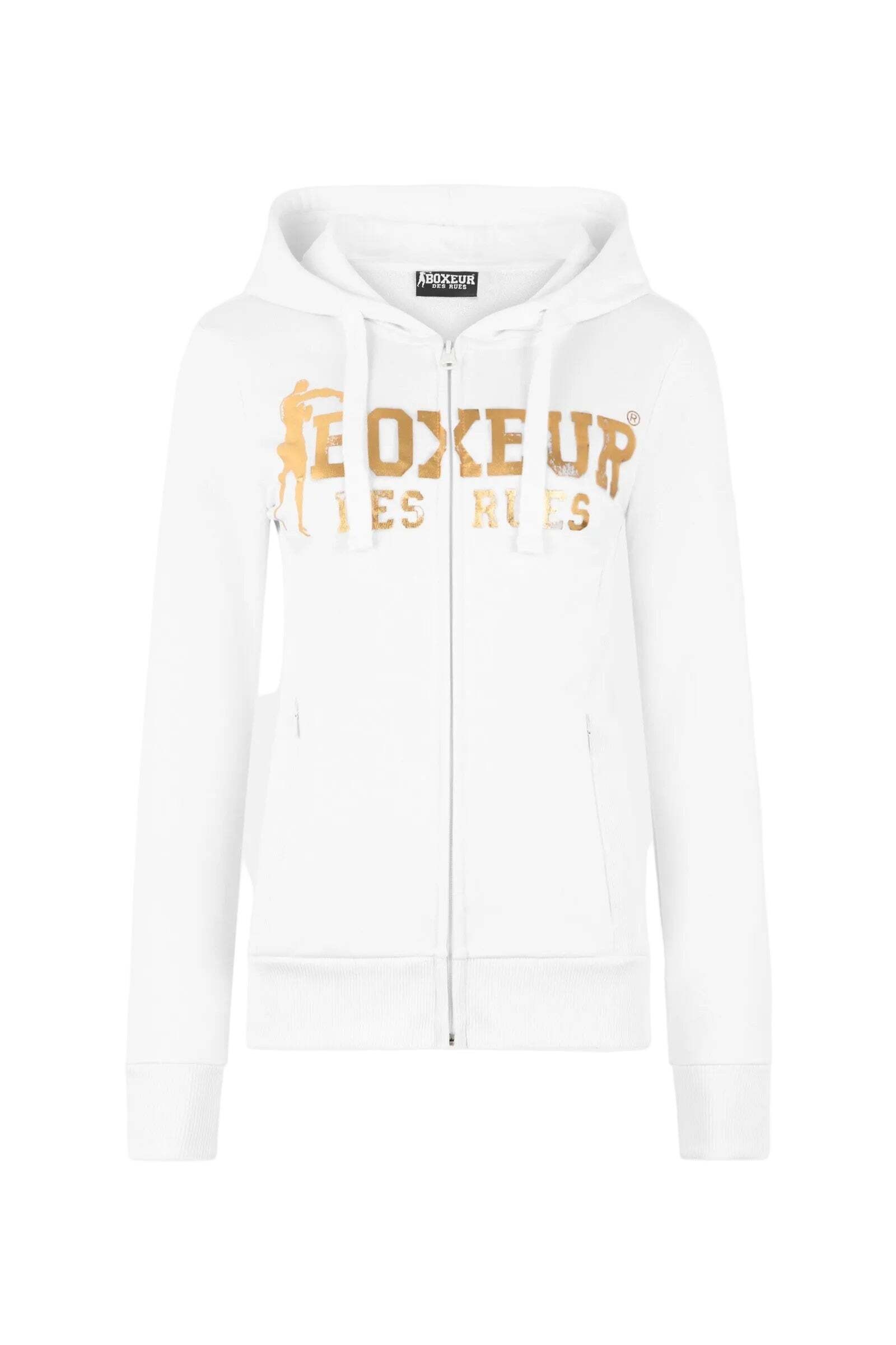 Image of BOXEUR DES RUES Sweatjacke "BOXEUR DES RUES Sweatjacke Basic Logo Full Zip"