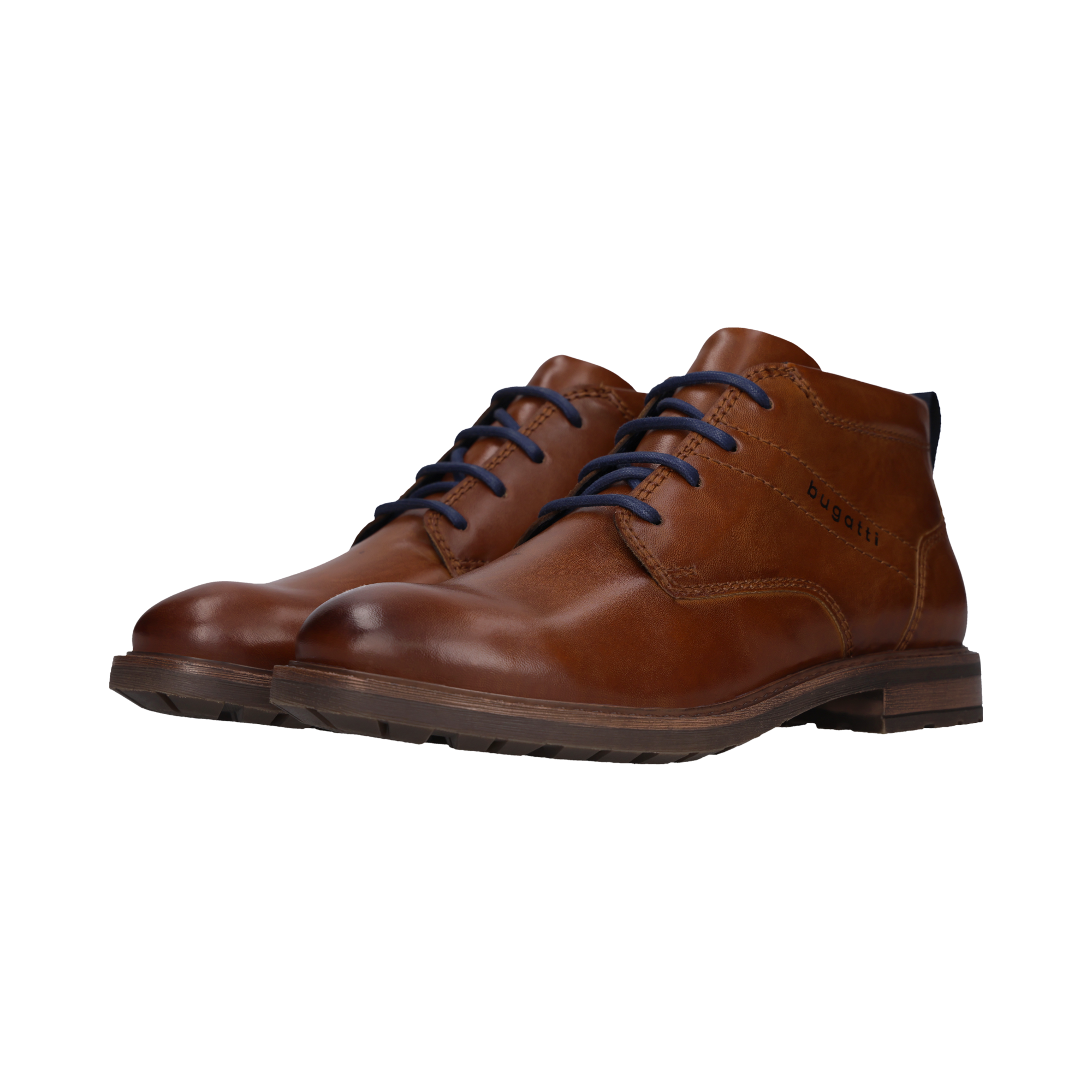Image of bugatti Schnürstiefelette Schnürboots, Klassik-Stiefelette mit Profilsohle