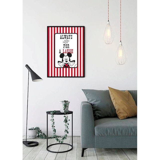 ♕ Komar Poster »Mickey Mouse Laugh«, Disney, (1 St.), Kinderzimmer,  Schlafzimmer, Wohnzimmer versandkostenfrei auf