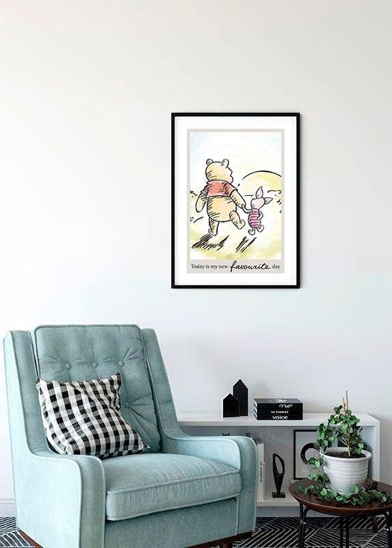 Komar Poster »Winnie Pooh Today«, Disney, (1 St.), Kinderzimmer, Schlafzimmer, Wohnzimmer