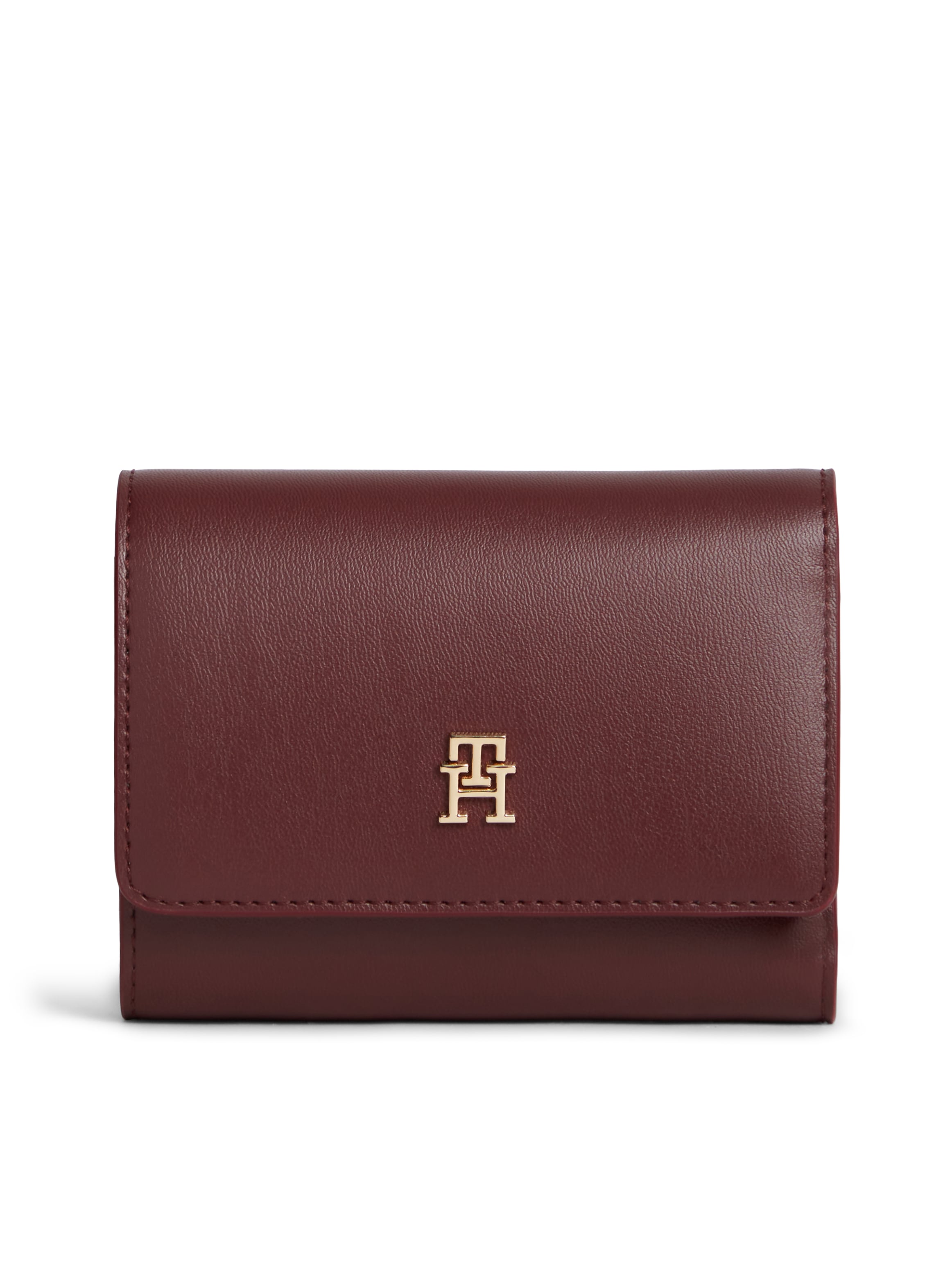 Image of Tommy Hilfiger Geldbörse "TH ICON TRIFOLD" Damen Geldbeutel, Portemonnaie mit TH-Logo-Schmuckelement