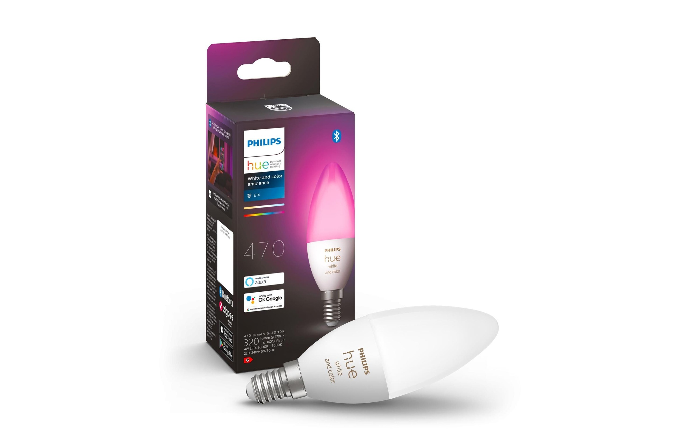 Image of Philips Hue Spezialleuchtmittel "White & Co" E14