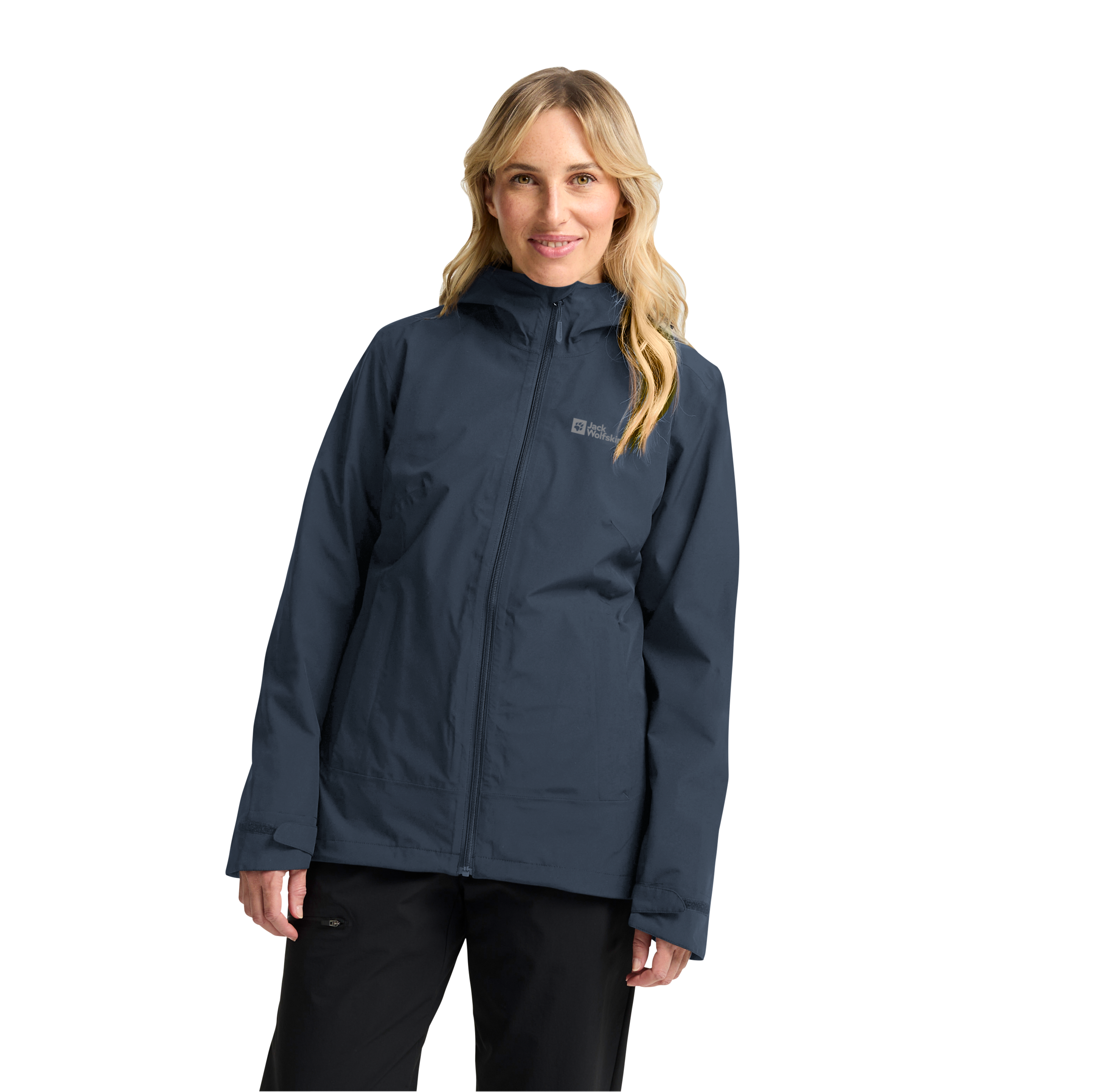Jack Wolfskin 3-in-1-Funktionsjacke »MOONRISE 3IN1 JKT W«, mit Kapuze, mit wasserabweisenden Reissverschlüssen