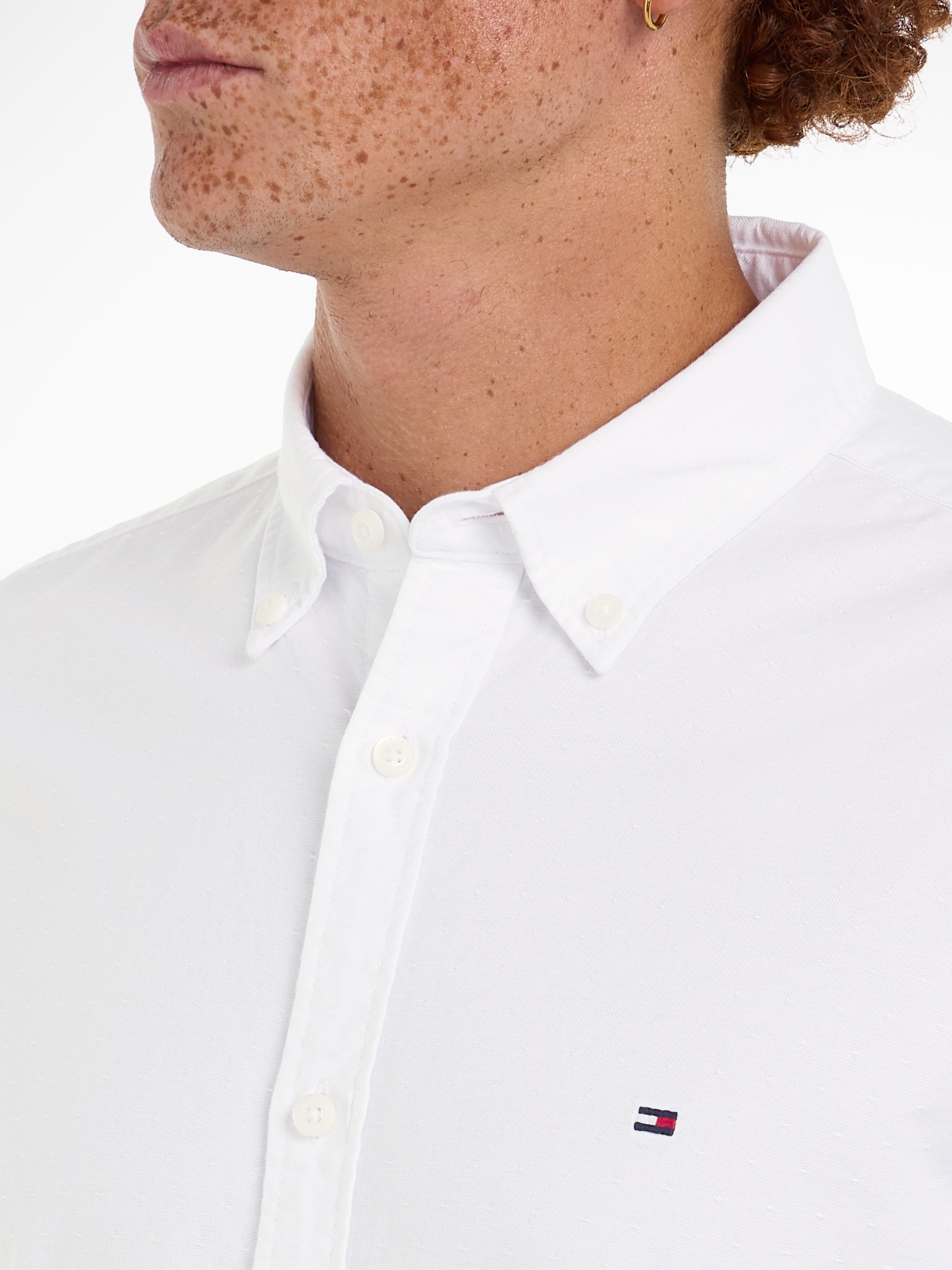 Tommy Hilfiger Chemise à manches longues »OXFORD DOBBY Slim Fit SHIRT«
