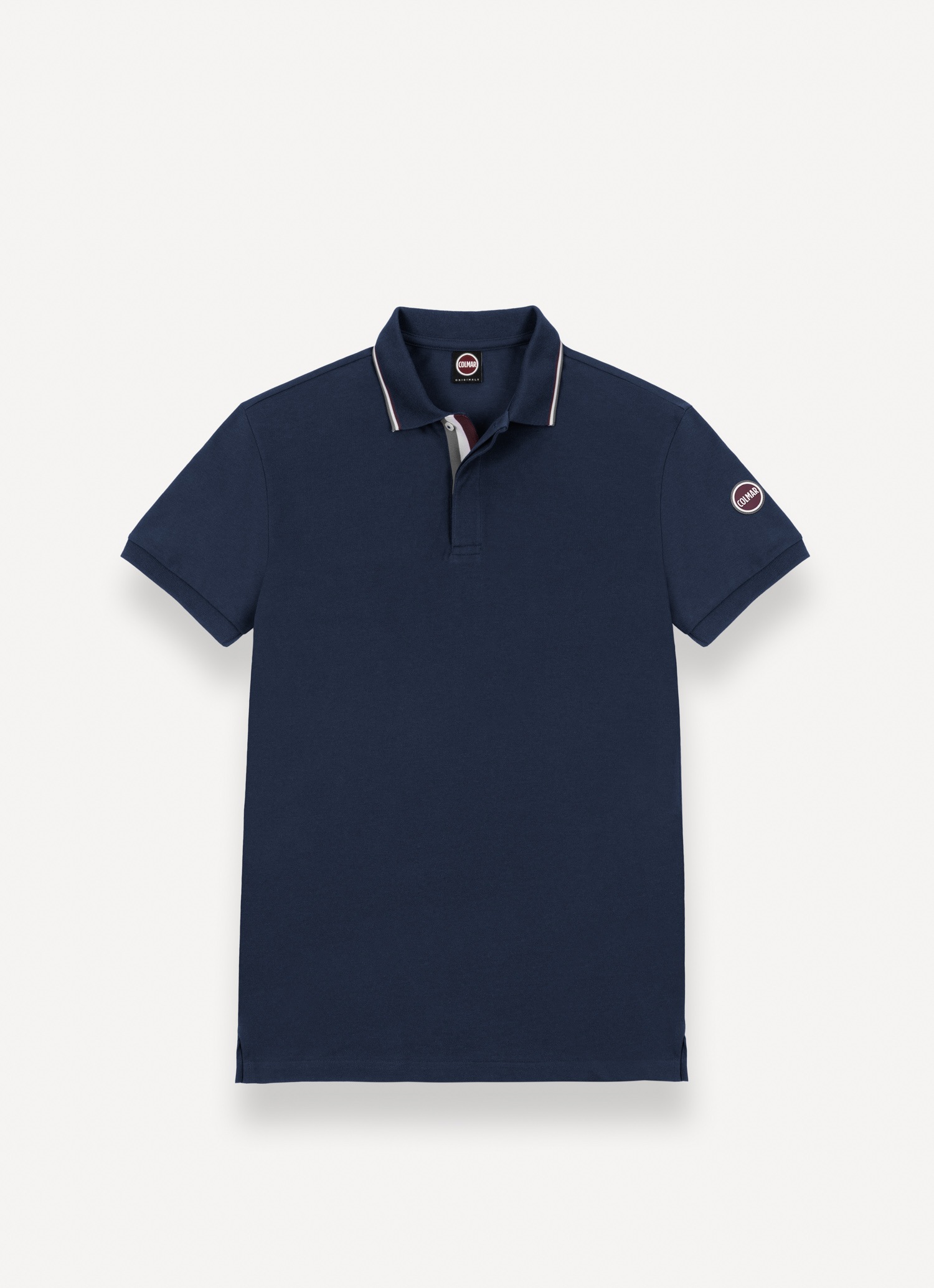 Image of Colmar Poloshirt "MENS KNITTED SHIRT" aus Baumwolle, verdeckte Knopfleiste, regular fit