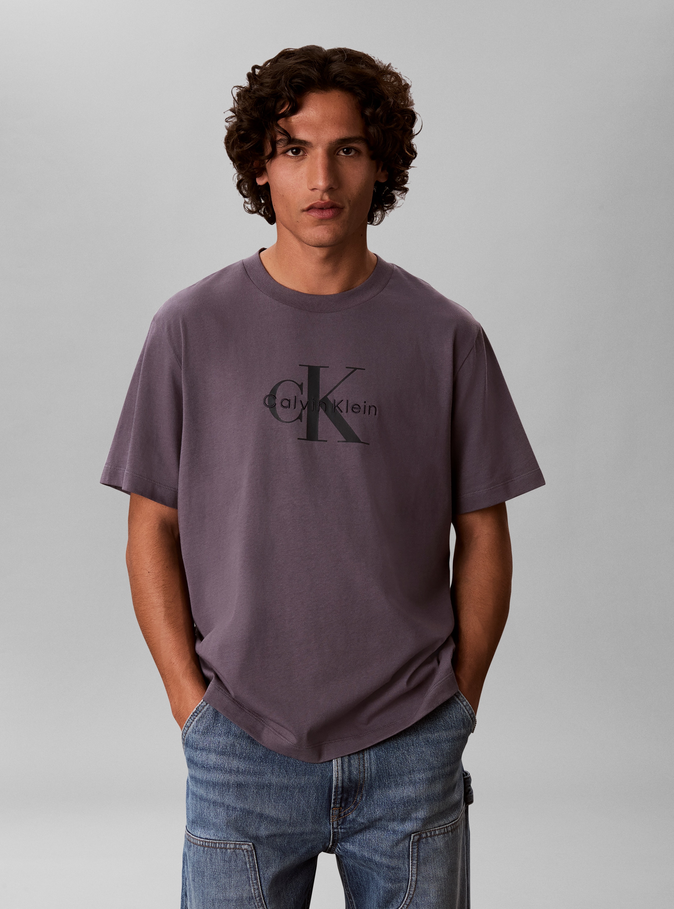 Image of Calvin Klein T-Shirt "SS Hero Monologo Tee 20s" Mit Rundhalsausschnitt, regular fit
