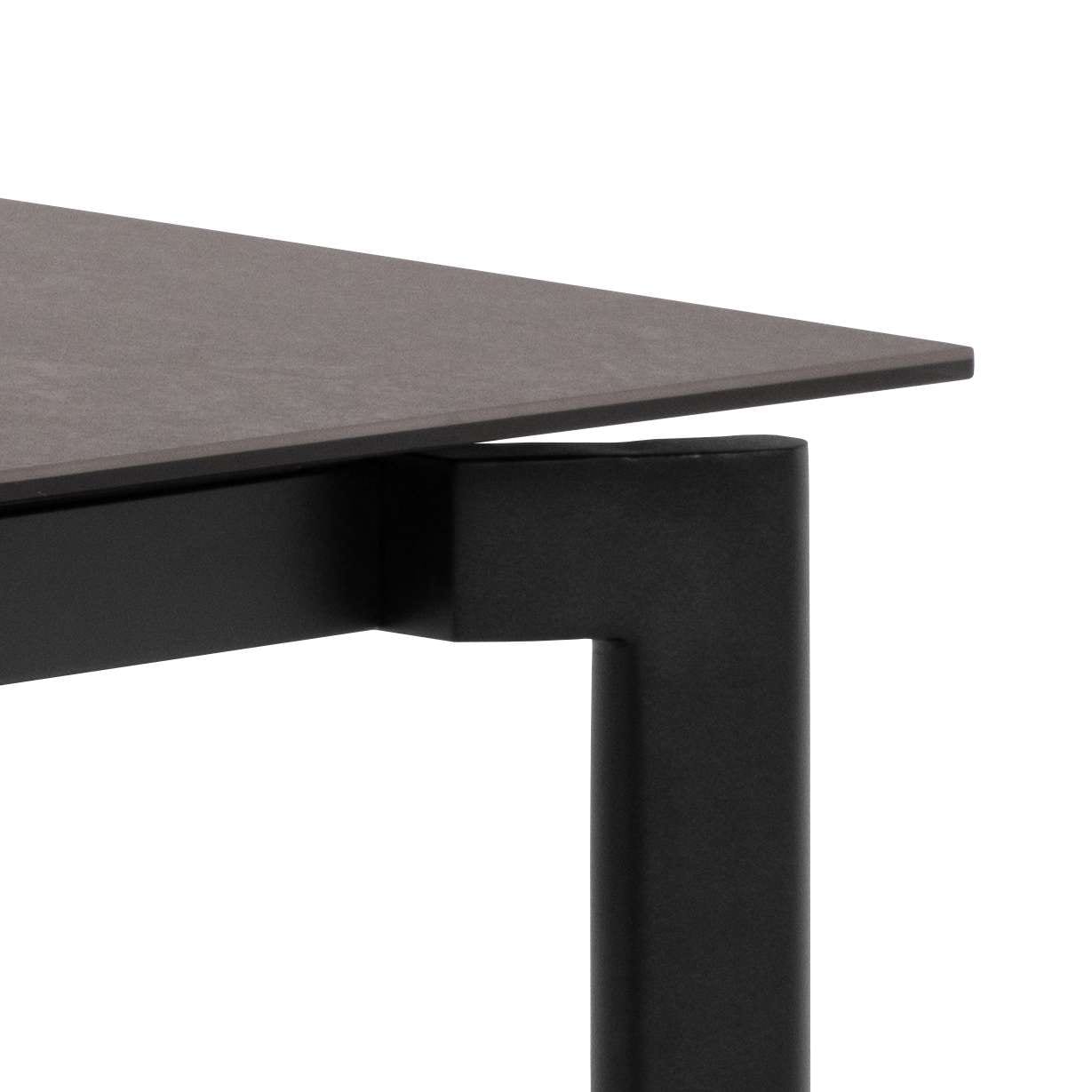 ACTONA GROUP Table de salle à manger »Palermo, Tisch, Speisetisch« Table, noire, 180/240x90x76cm