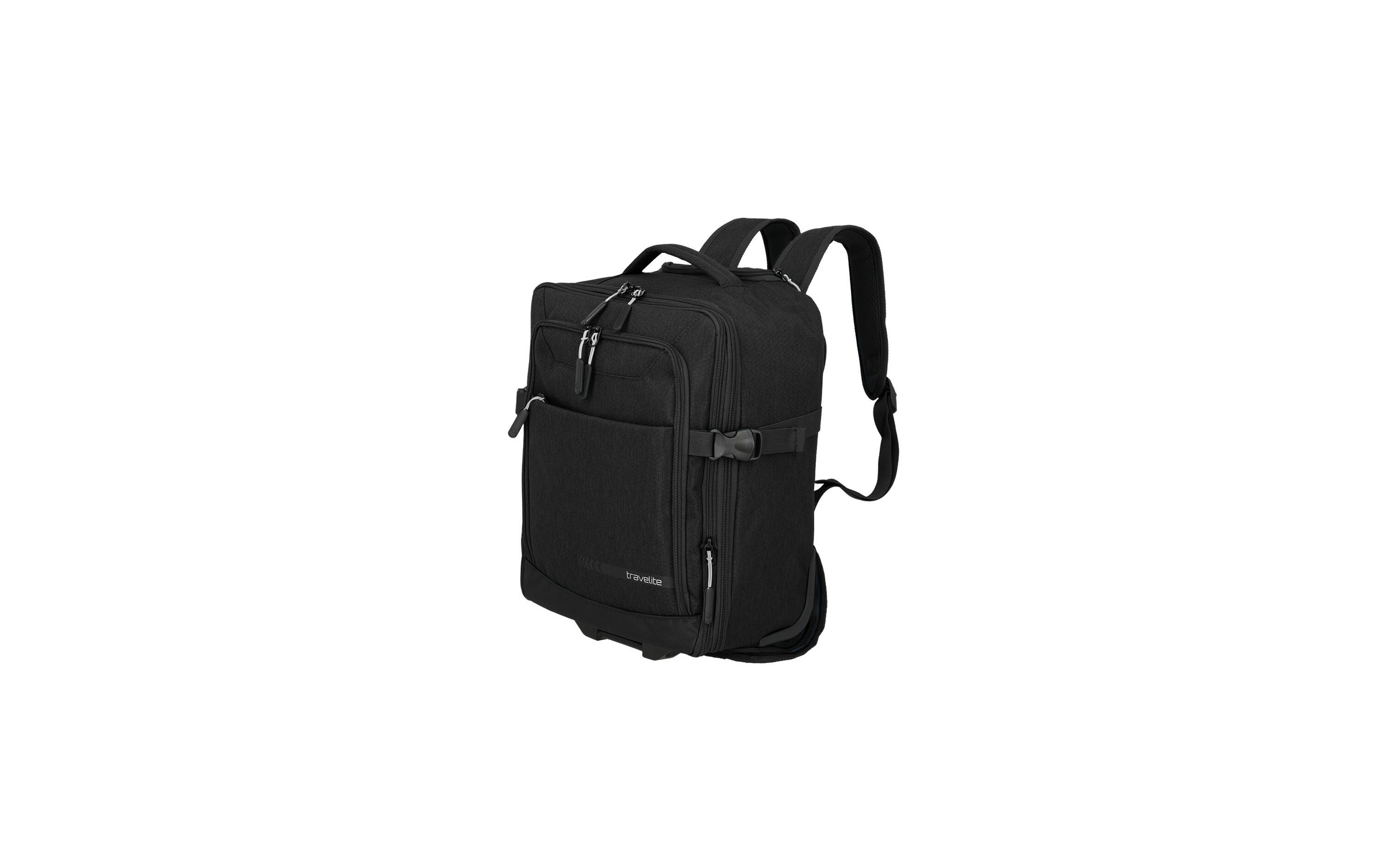 travelite Trolley »Kick Off Backpack 28 l« 28 l 2 Rollen Widerstandsfähige Materialien