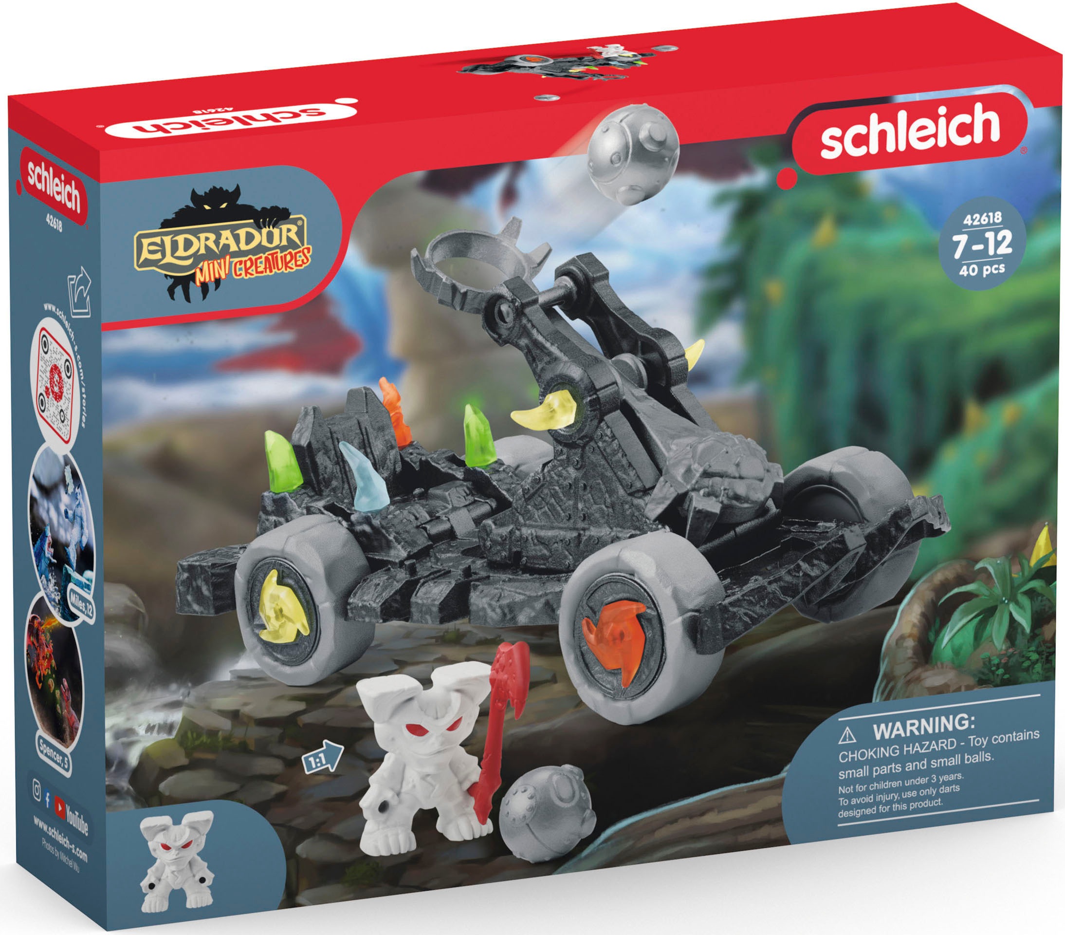 Schleich® Spielwelt »ELDRADOR®, Katapult mit Mini Creature (42618)«