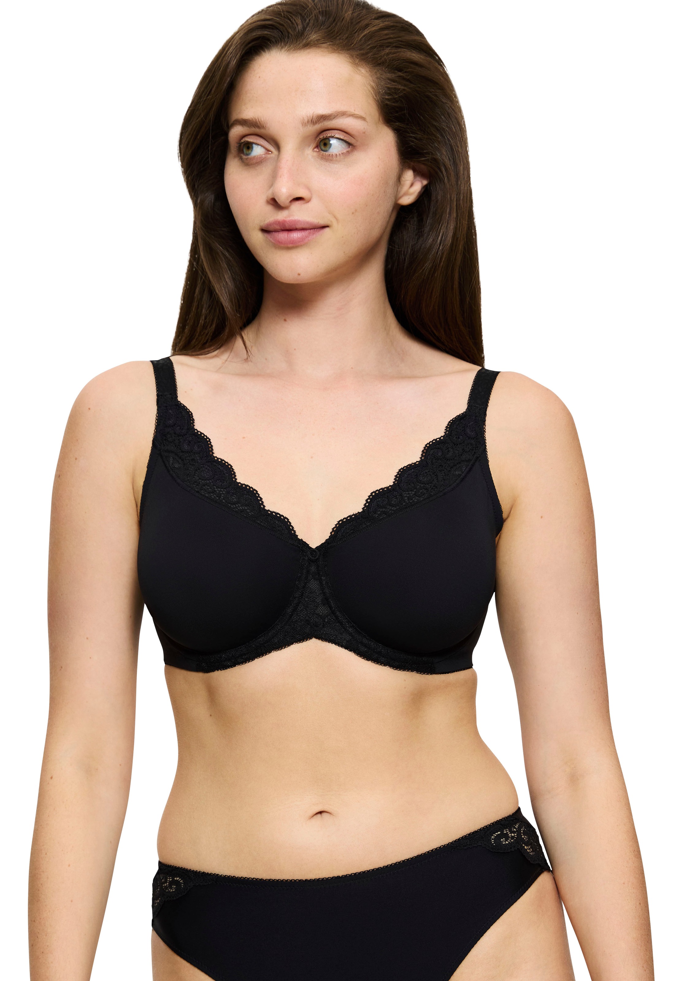 Triumph Minimizer-BH »Amourette W01«, verkleinert die Brust optisch, Spitzenakzente