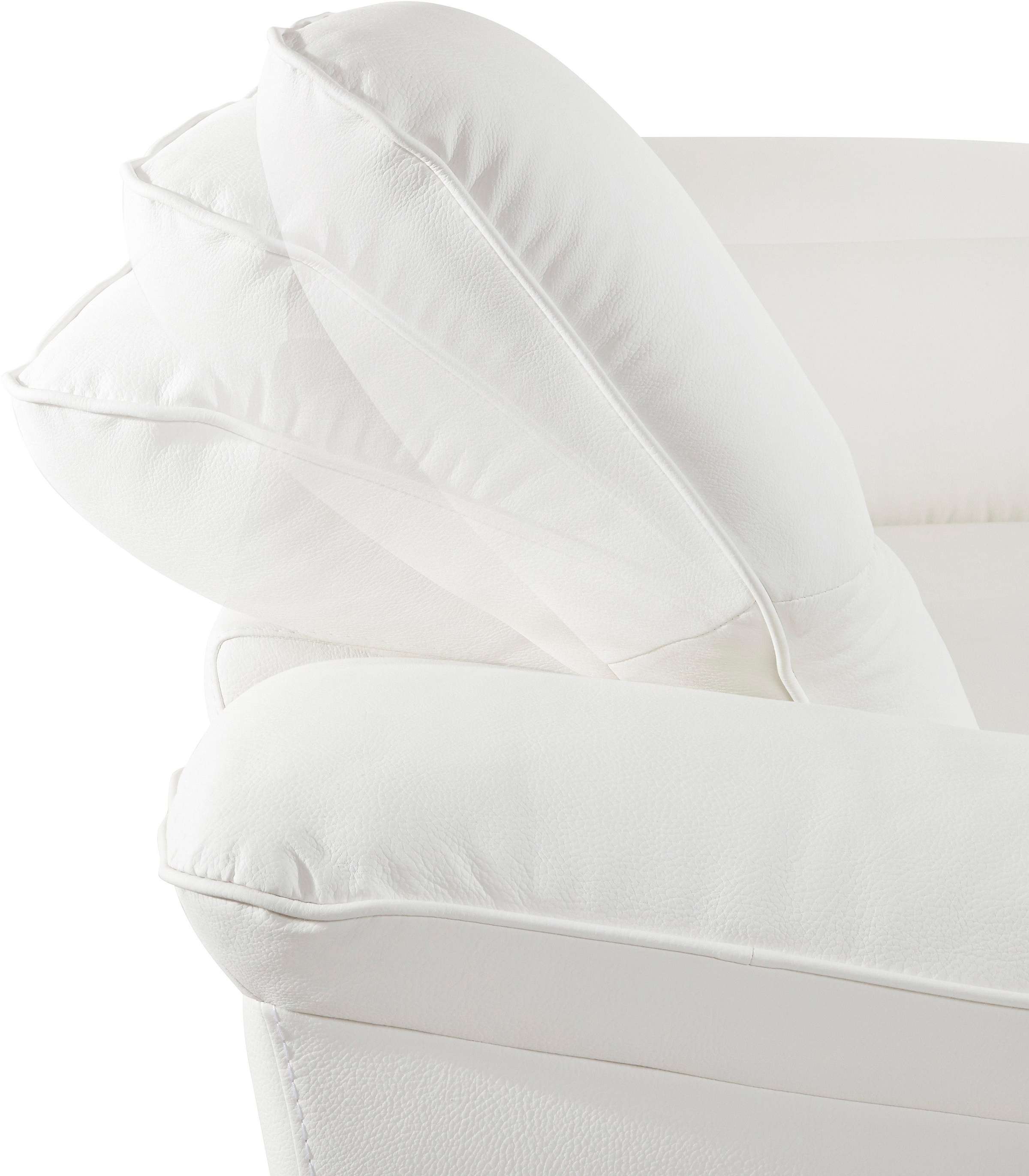 COTTA Canapé d'angle »Teresa L-Form« mit Kopfteilverstellung, wahlweise mit Bettfunktion