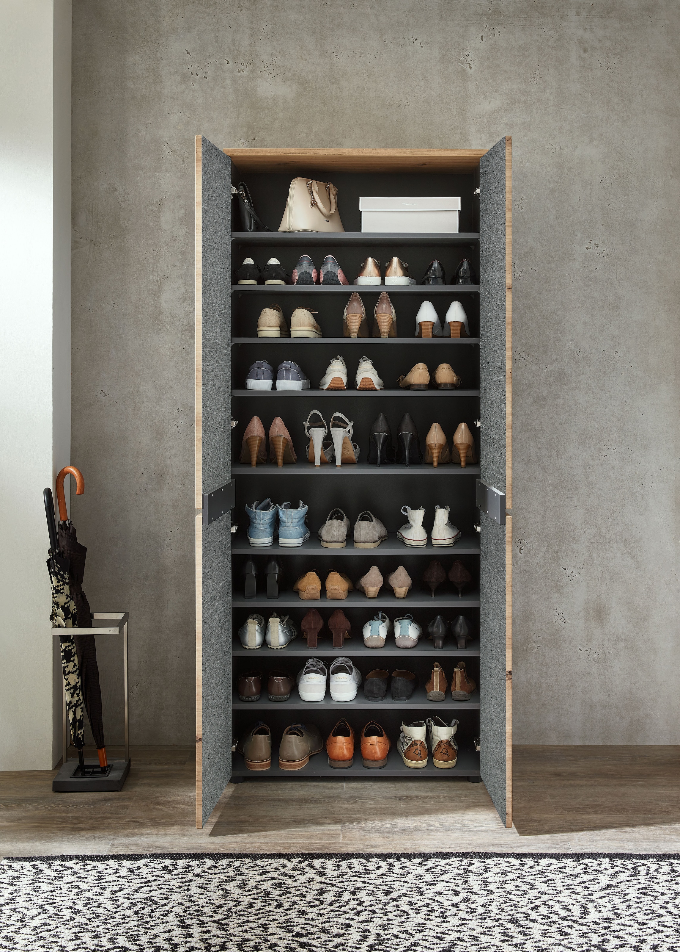 Innostyle Schuhschrank »Memphis Garderobenschrank,  80x192x38cm (B/H/T)« 1 Stk. tlg.