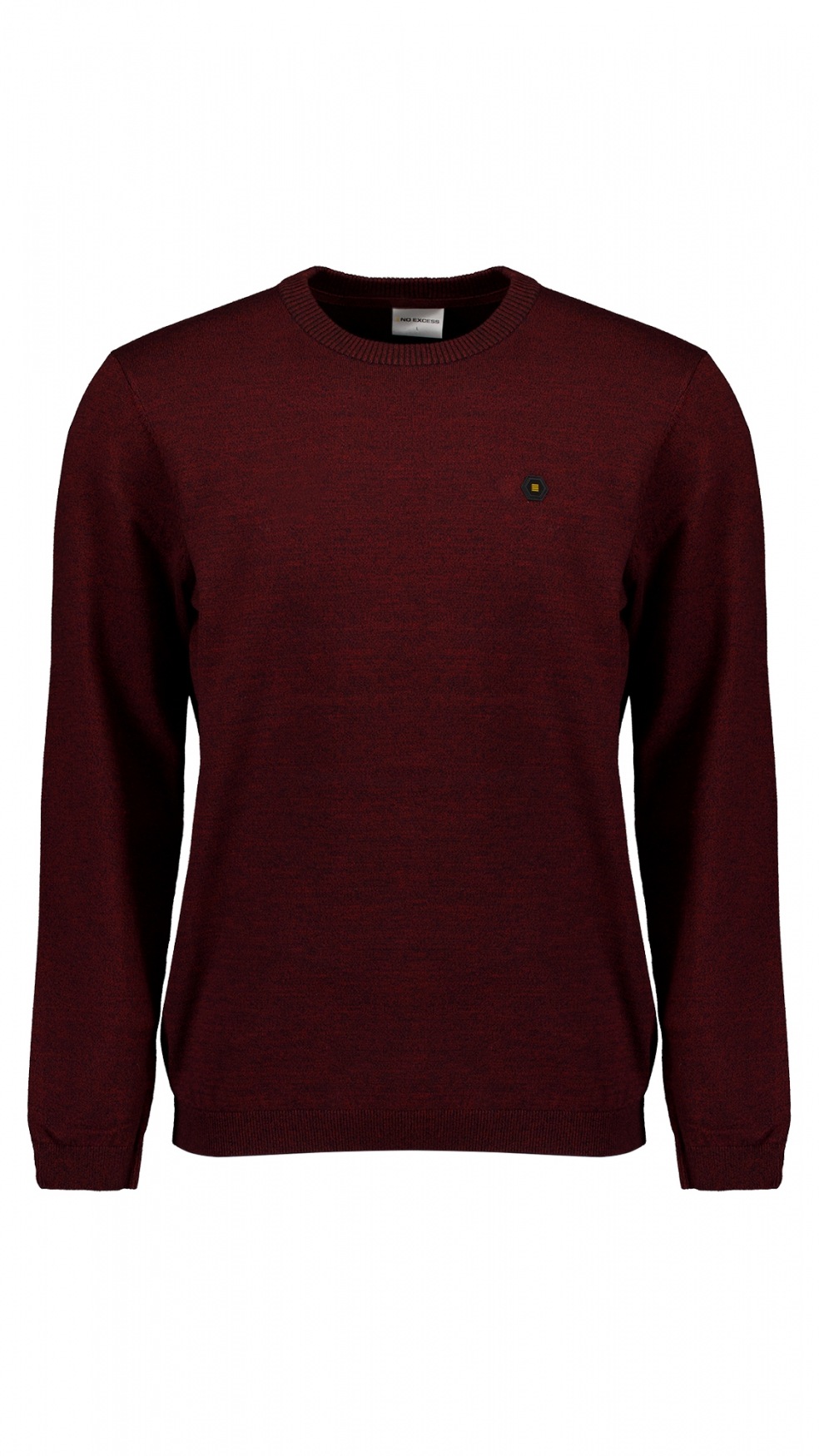 NO EXCESS Pull à col rond mit Melange Optik