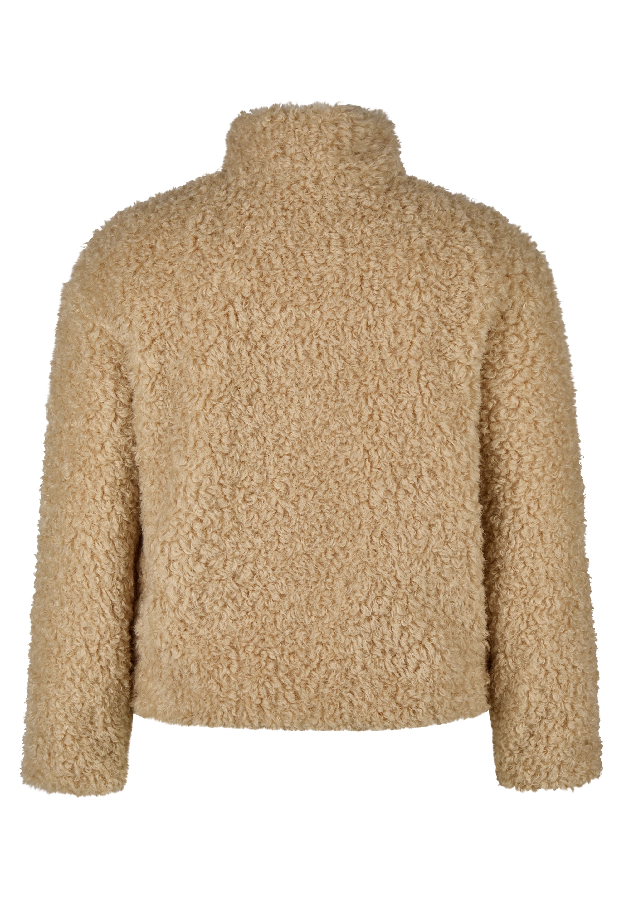 Rabe Veste en fausse fourrure sans capuche aspect peluche teddy et col montant