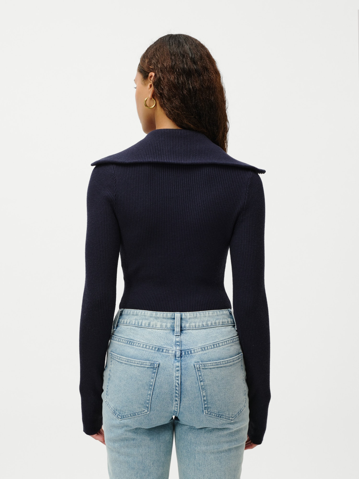 LeGer Langarmbody »Heidi, LeGer by Lena Gercke« mit Reissverschluss, körpernah, mit Kragen