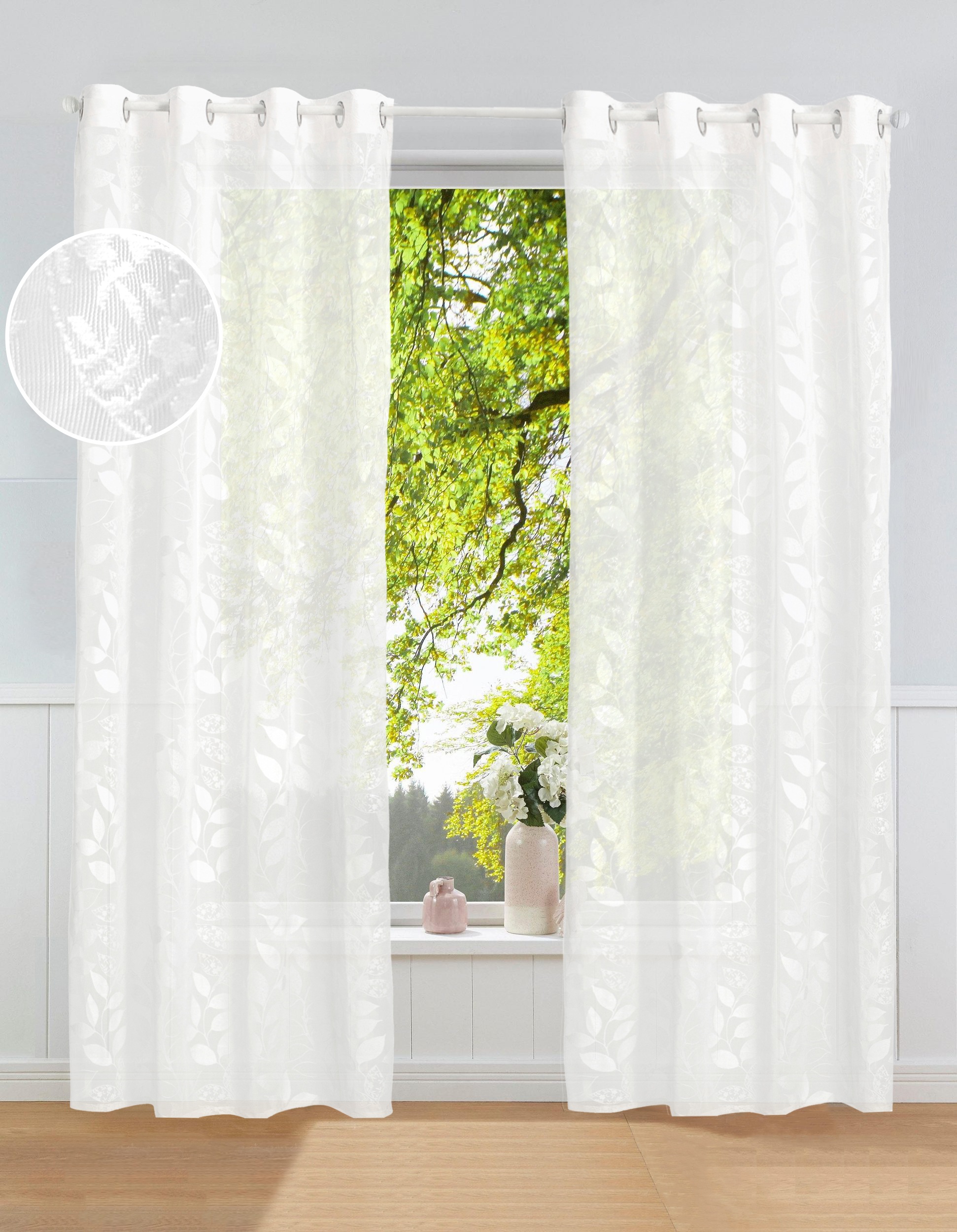 Image of GOODproduct Gardine "Inés" Ösen 1 Stk. tlg.