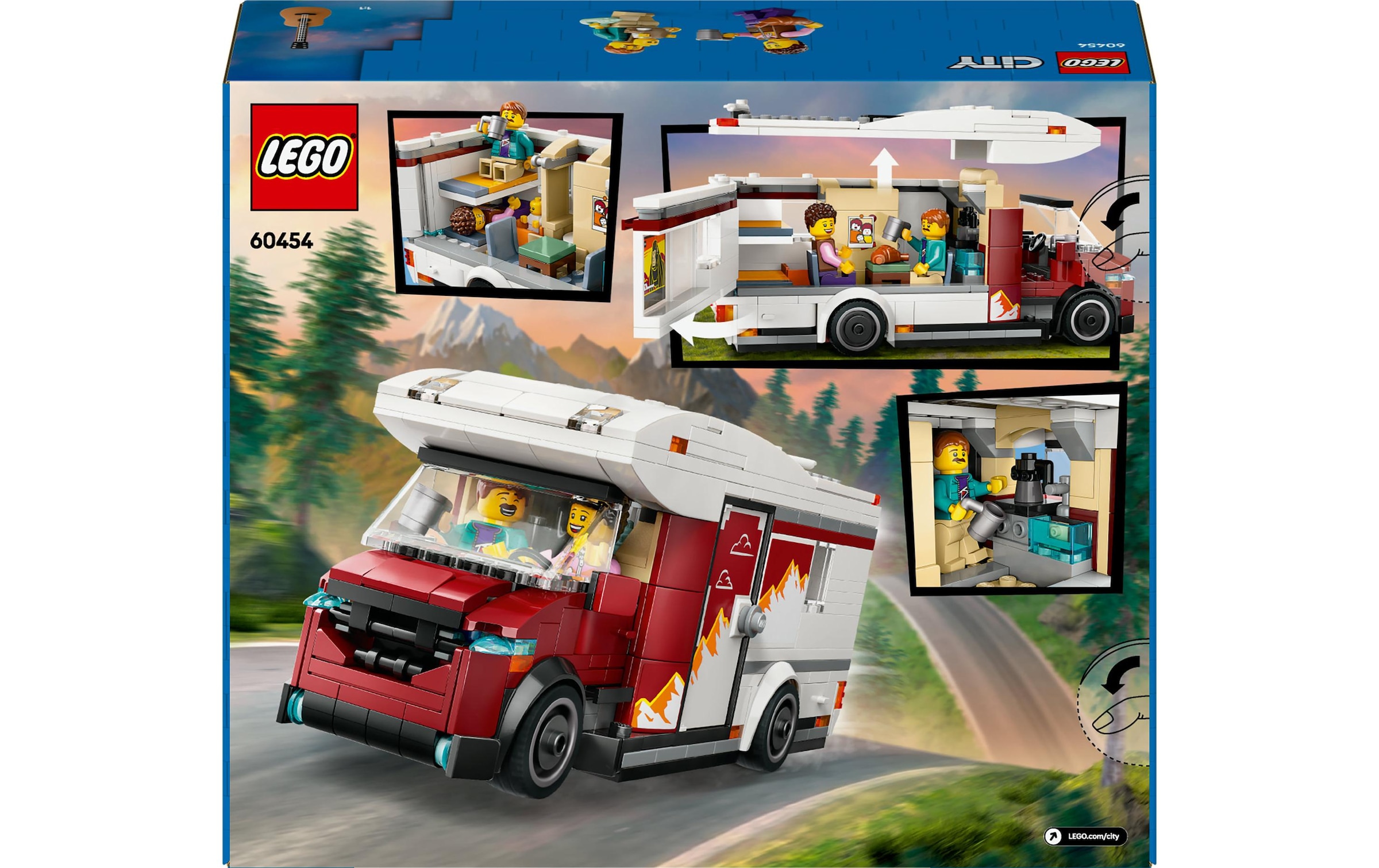 LEGO® Spielbausteine »City Abenteuer-Wohnmobil 60460«, (385 St.)