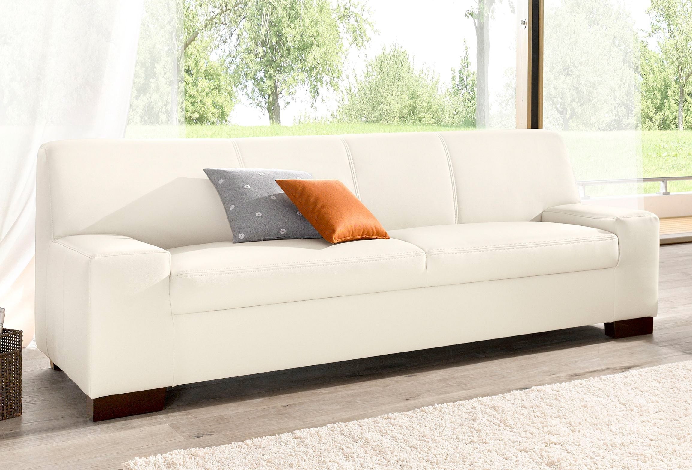 DOMO collection 2-Sitzer "Norma Top, elegant und modern, flache Armlehnen, komfortabel,"