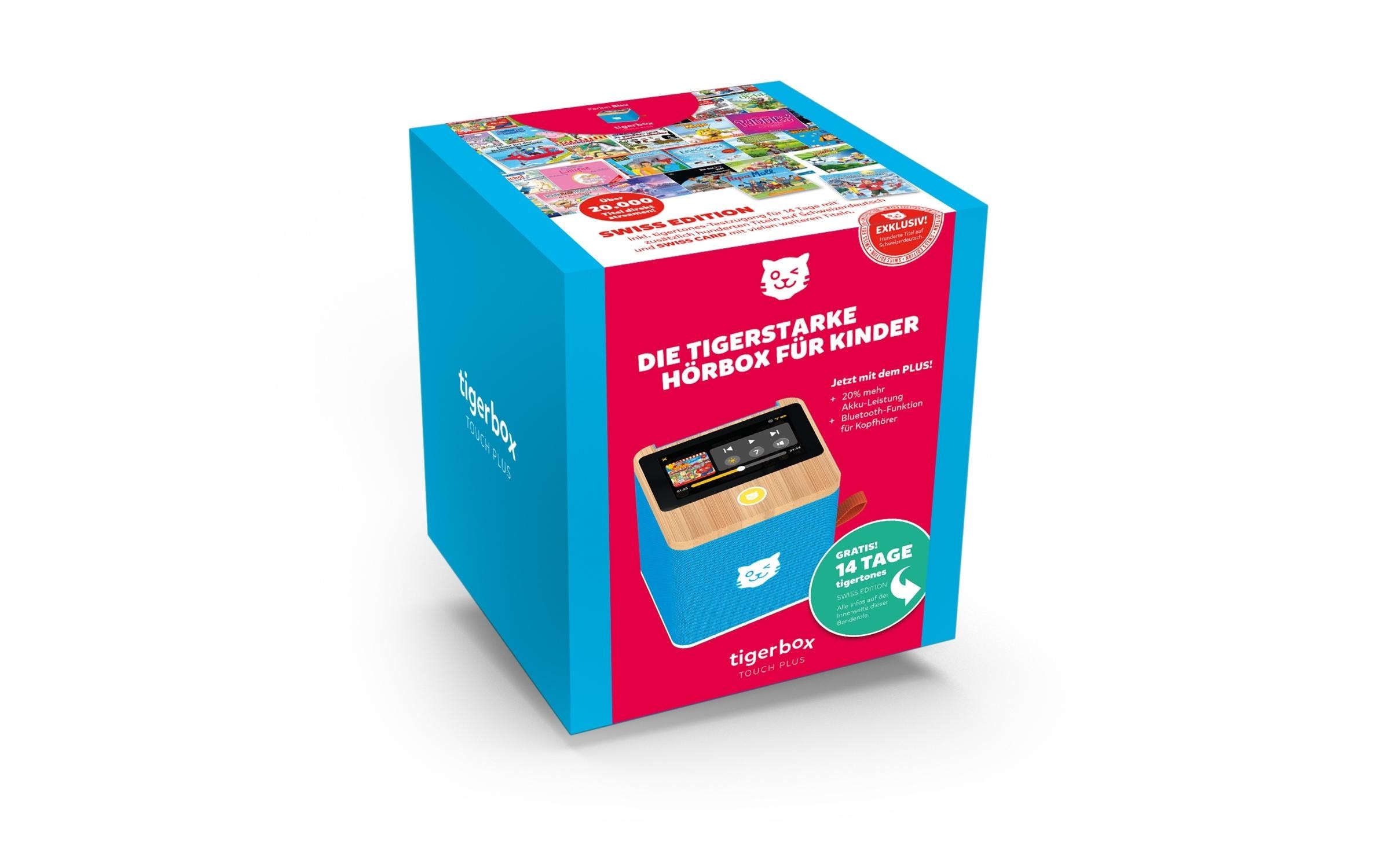 TigerMedia Lautsprecher »Touch Plus Swiss Edition Blau«