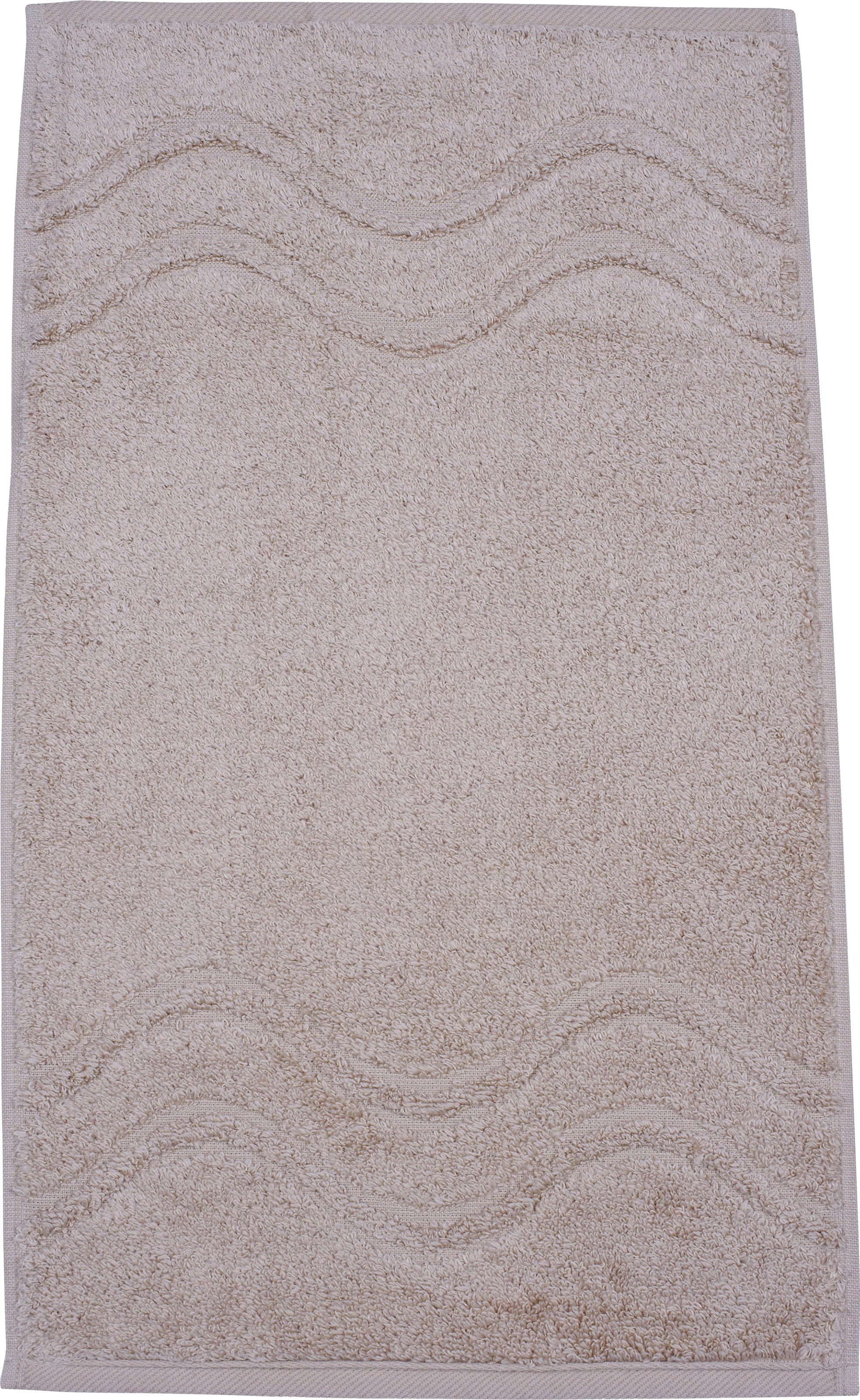 ROSS Gästehandtuch »Cashmere feeling« 100% Baumwolle, mit Wellen-Bordüre, grosse Farbauswahl