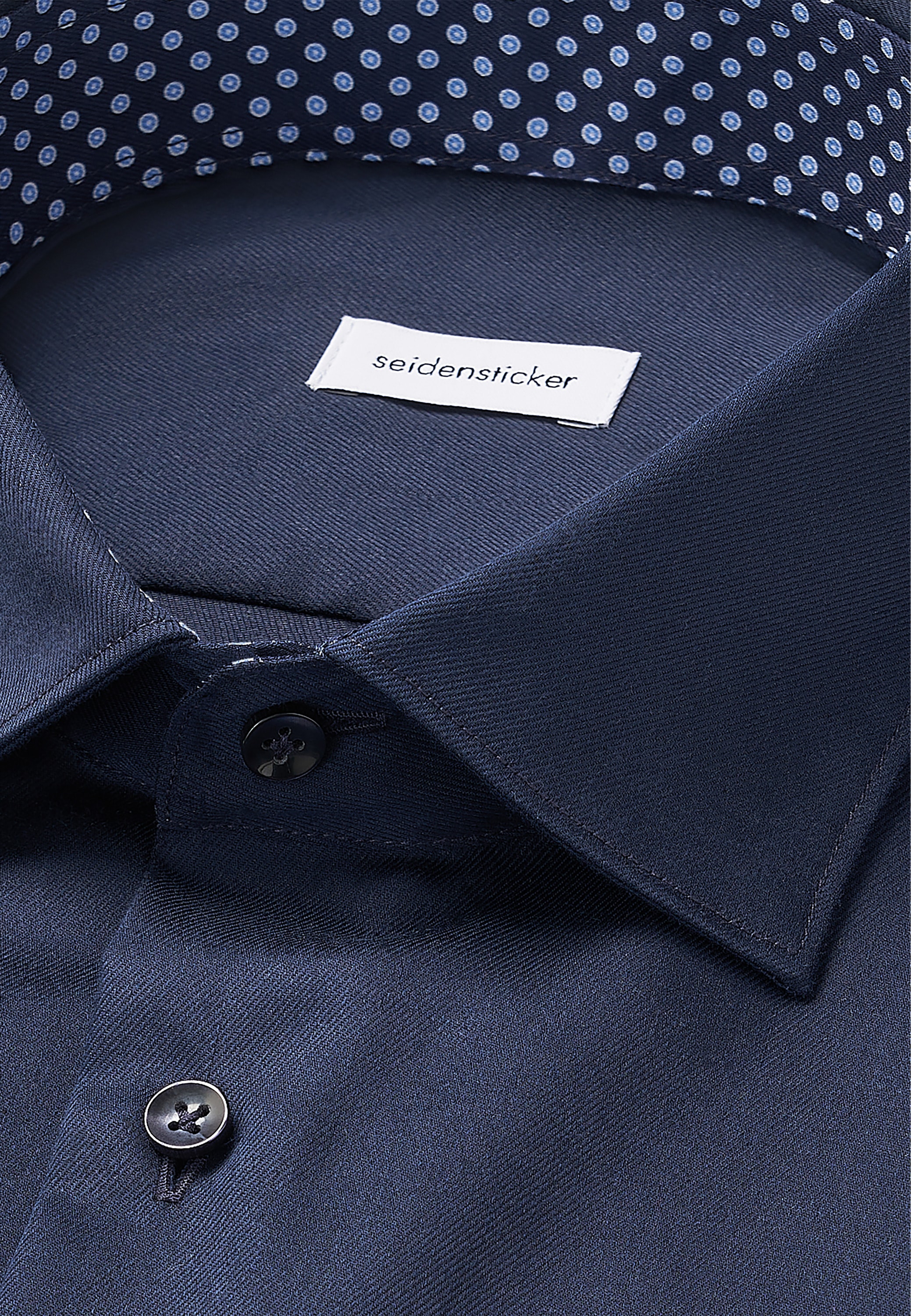 seidensticker Chemise d'affaires »Schwarze Rose«, Slim 1/1 Kentkragen Uni
