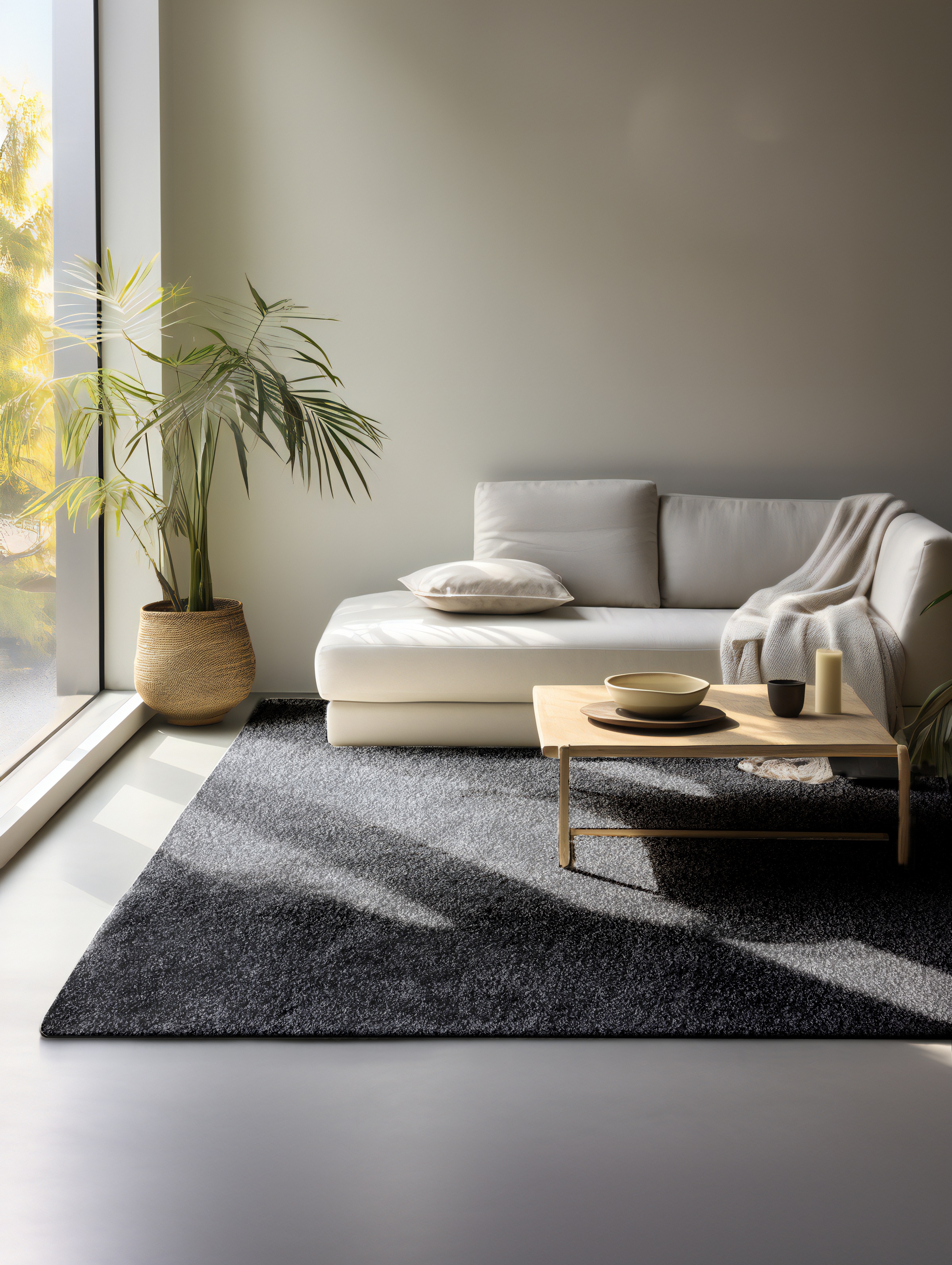 freundin Home Collection Hochflor-Teppich »Soft Twist«, rechteckig, Hochflor, Langflor, Shaggy, Wohnzimmer, Esszimmer, Schlafzimmer, Flur