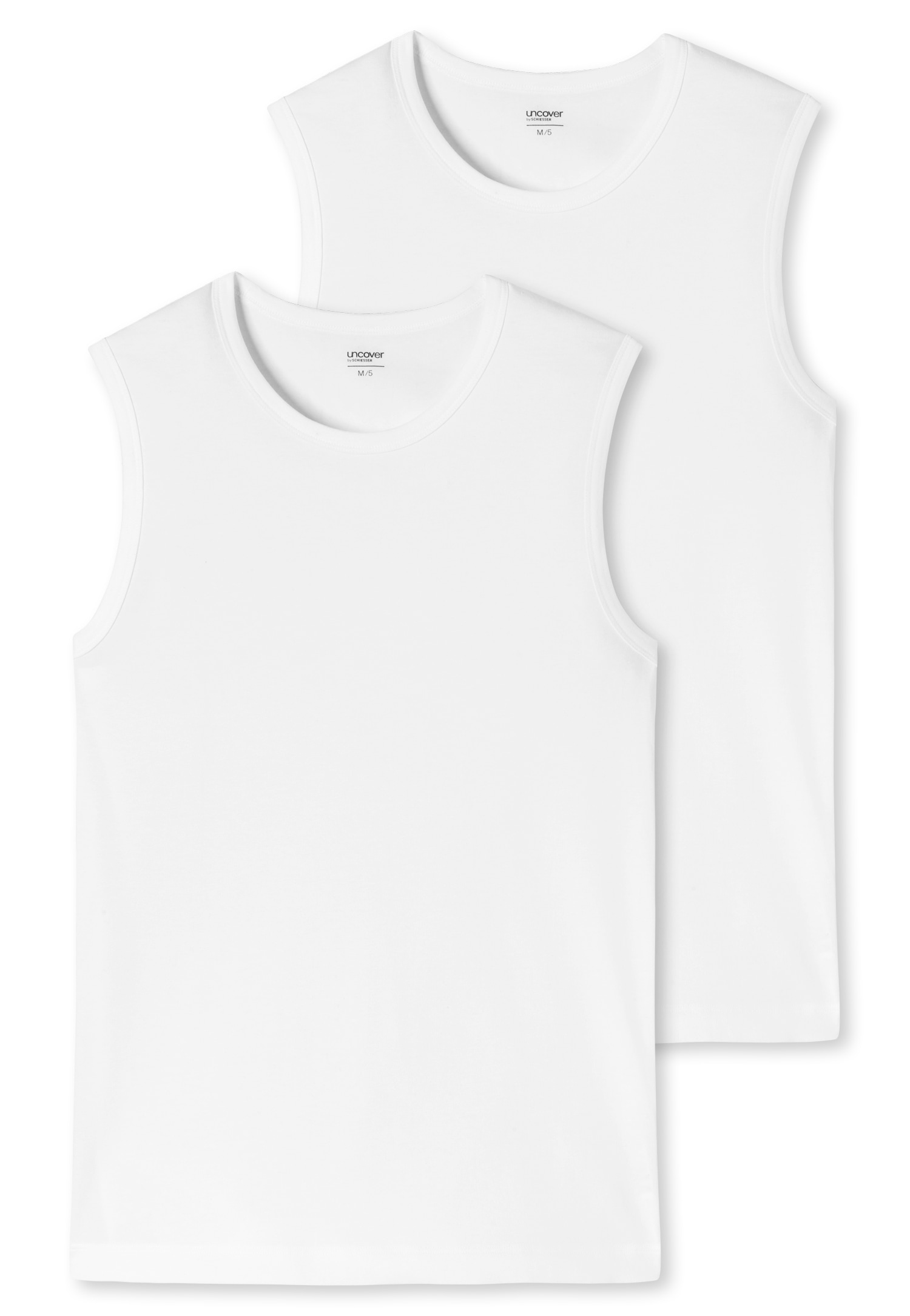 Image of uncover by SCHIESSER Tanktop "Uncover Cotton" 2er Pack, Cotton-Mix, elastisch, breite Träger, Doppelpack