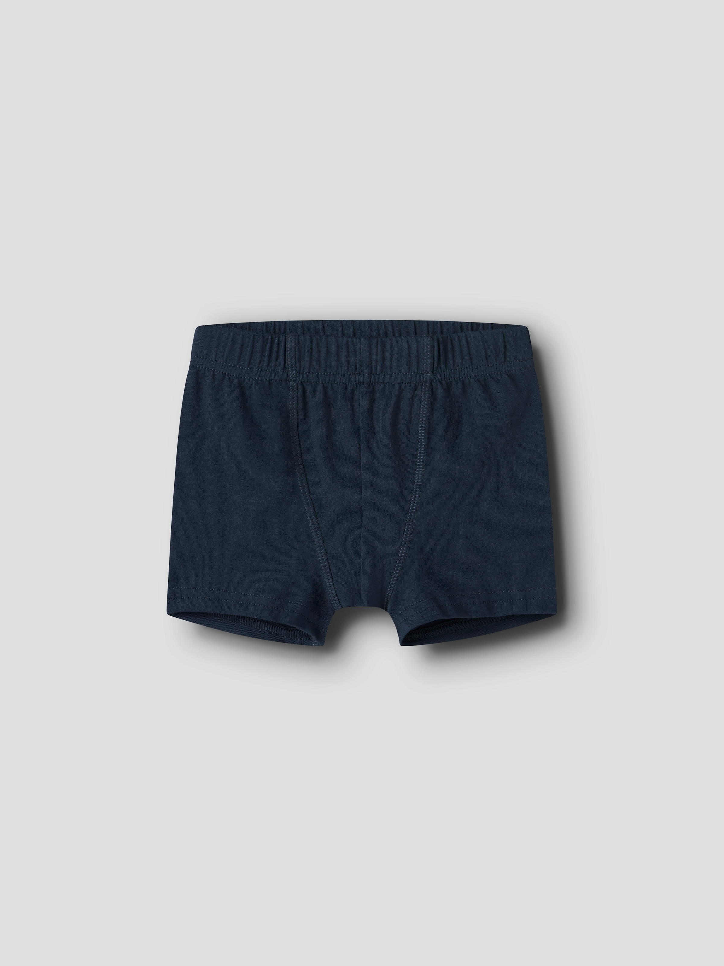 Name It Boxers »NMMTIGHTS 3P NAVY DINO NOOS« Paquet, 3 cuis mélange de coton, avec impression dinosaure et uni en set