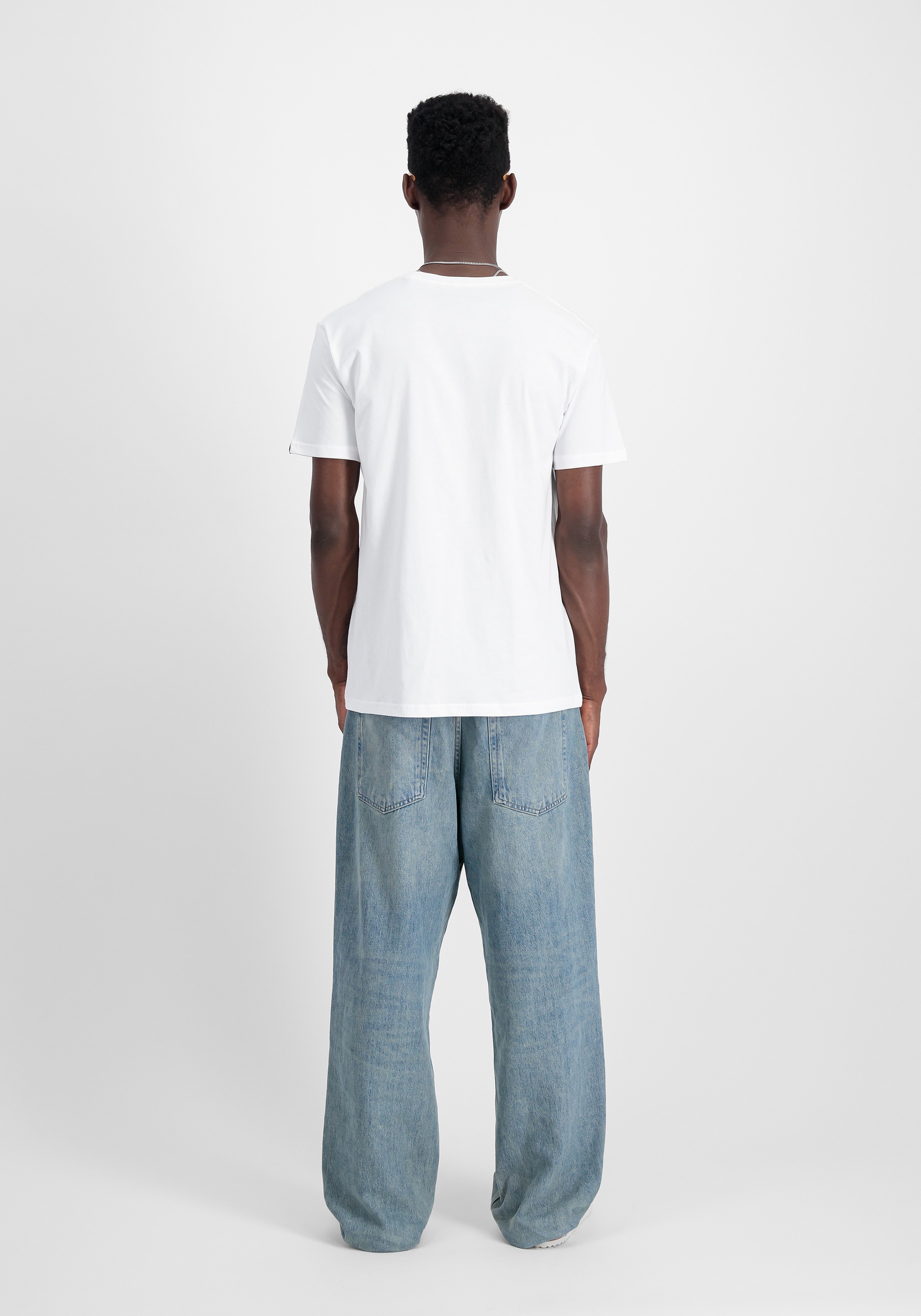 Alpha Industries T-Shirt »Alpha Industries Men - T-Shirts Satin Logo T-Shirt«
