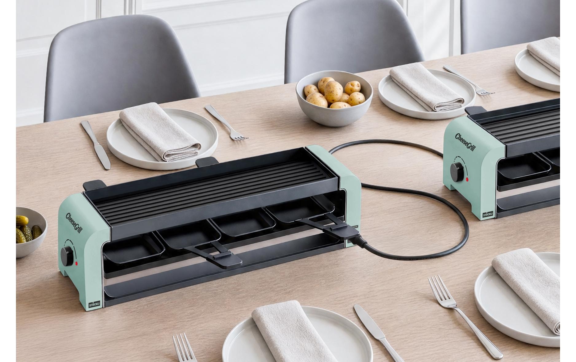 Stöckli Raclette »Stöckli CheeseGrill 4 Connect 4 Personen«