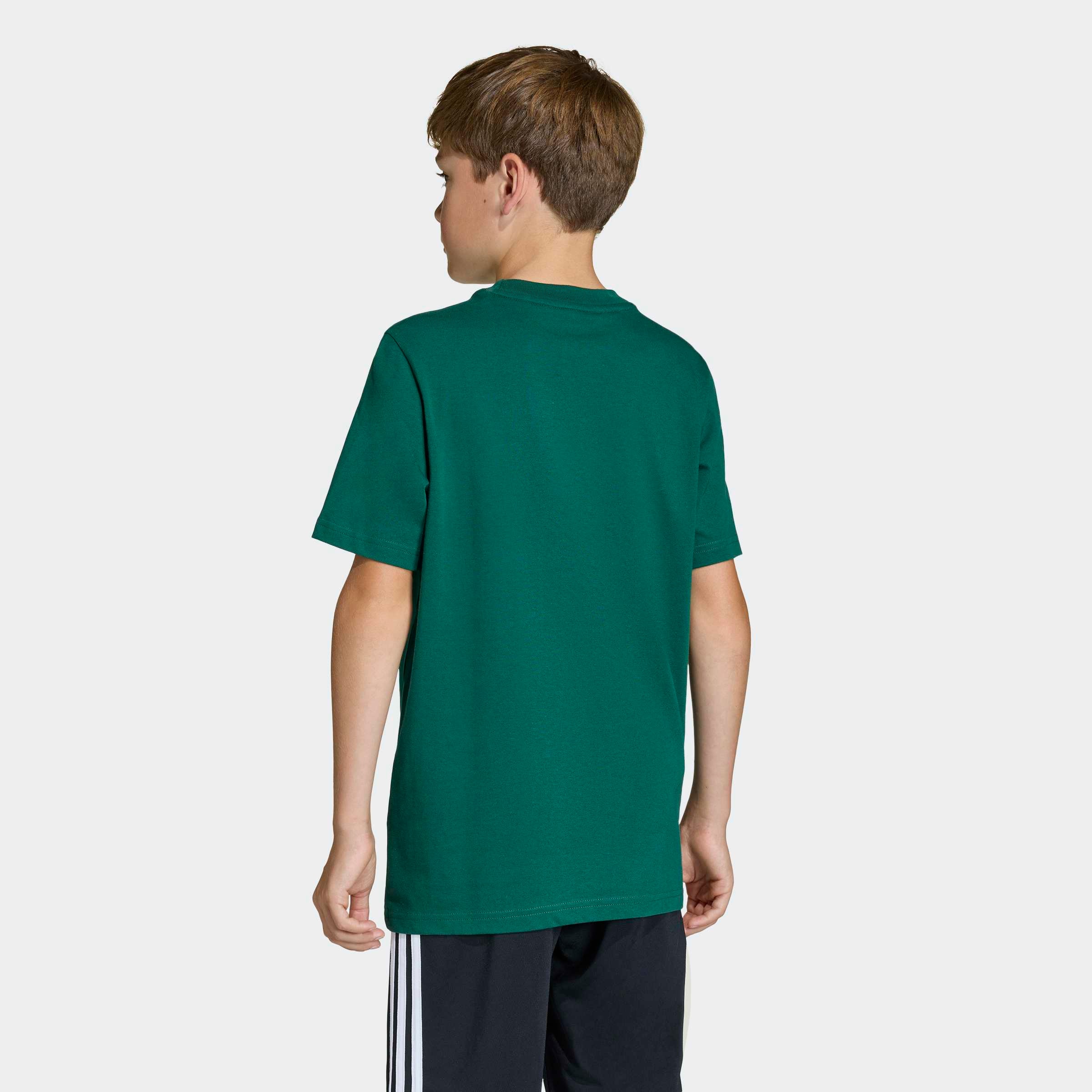 adidas Originals T-shirt »TEE« pour enfants et adolescents, avec détails côtelés, col rond