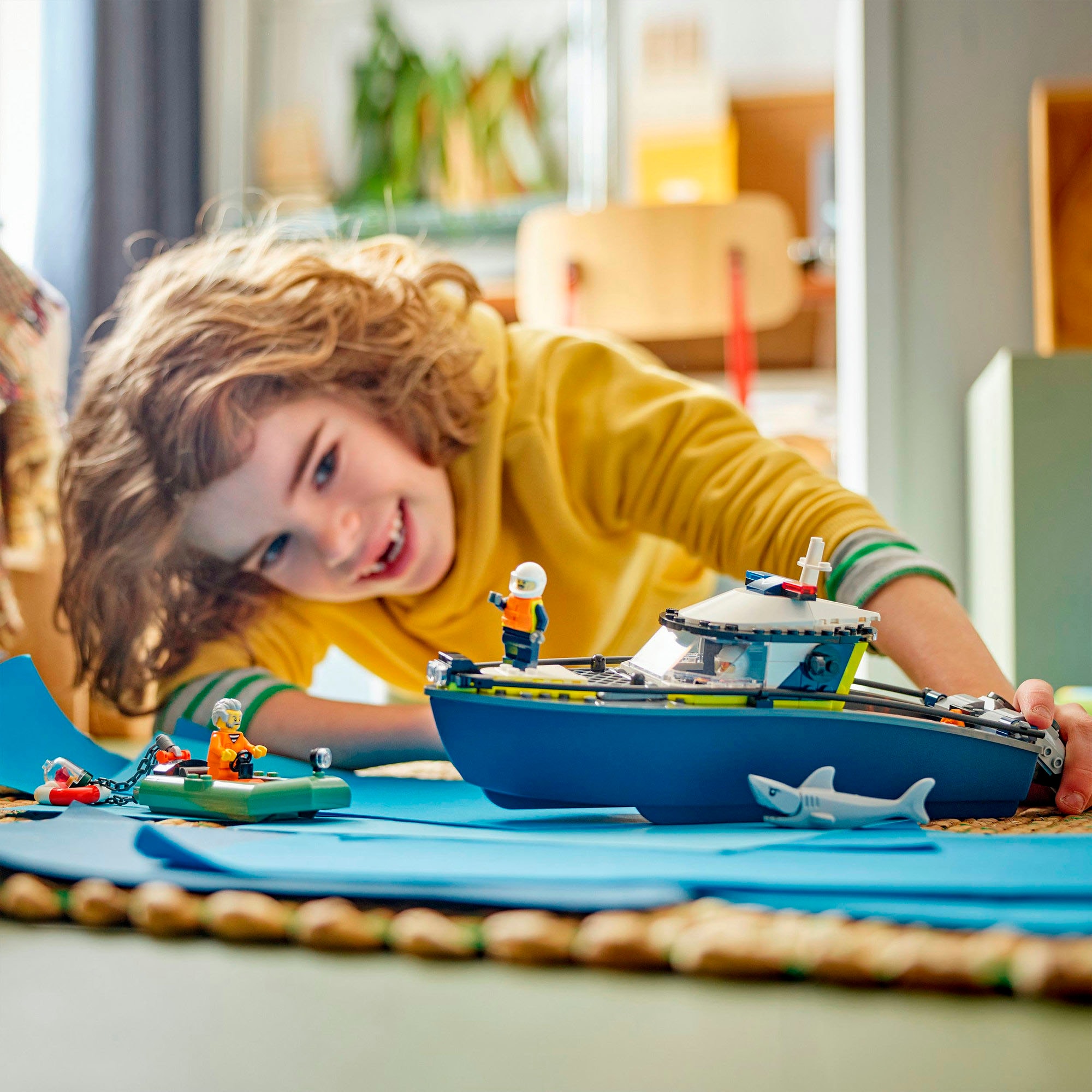 LEGO® Pions de construction »Verfolgungsjagd im Polizeiboot (60456), LEGO City« Made in Europe