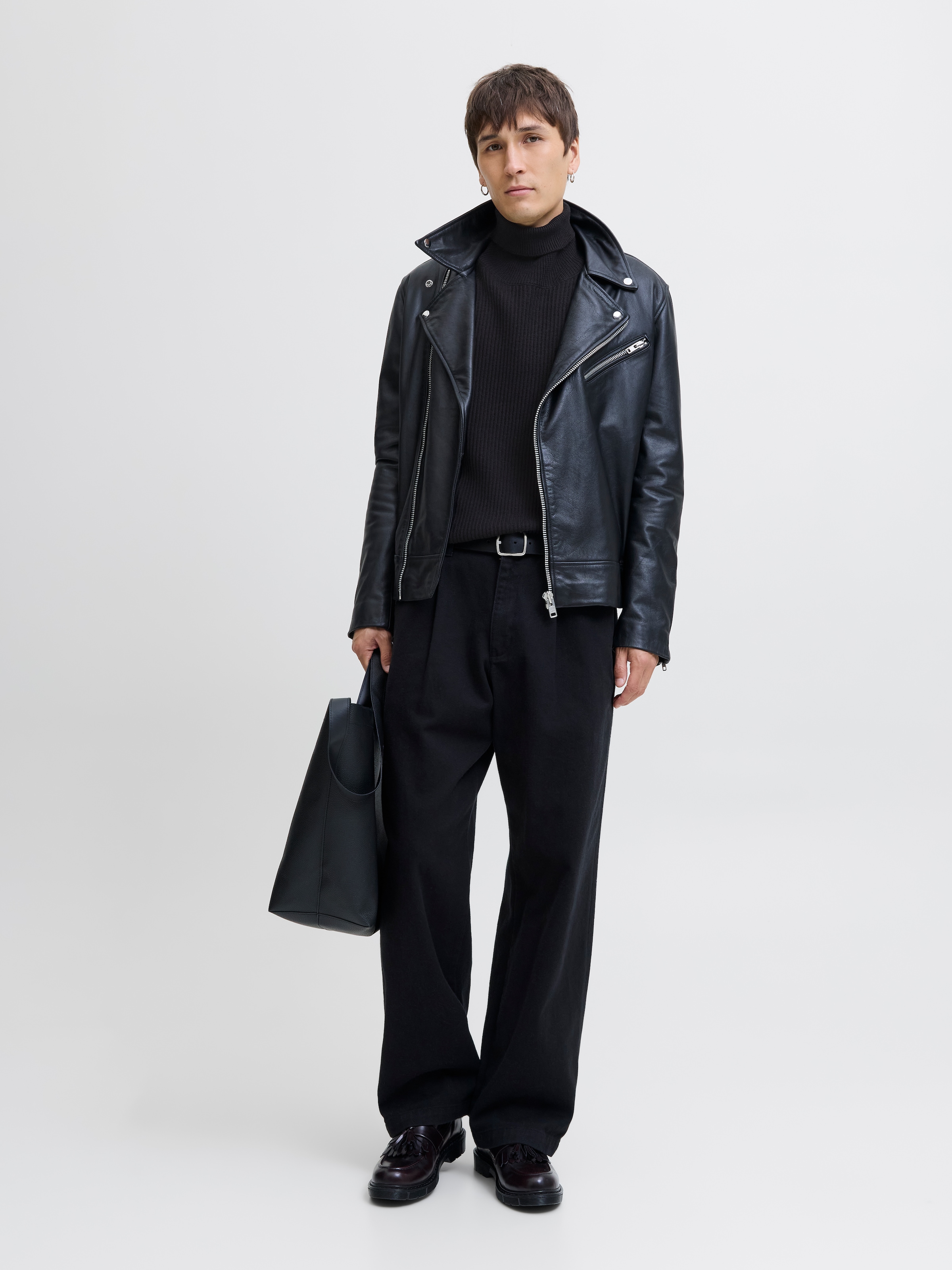 Jack & Jones Pull à col roulé »JJPANNEL KNIT ROLL NECK AW25«