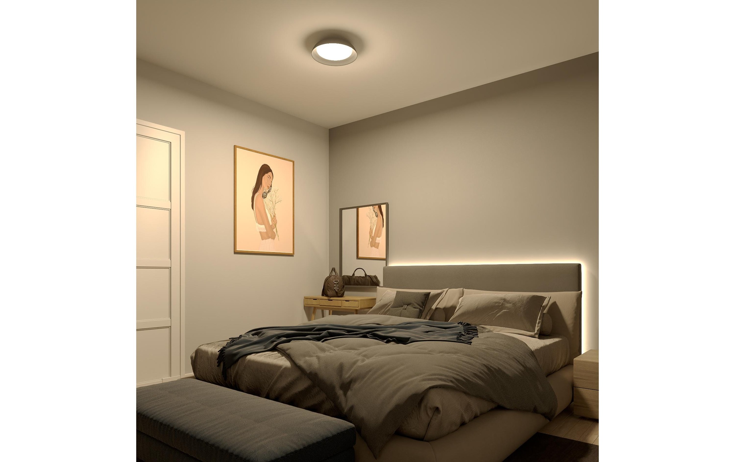 Philips LED Deckenleuchte »Fleta Ultra-Efficient 2700K, 1850 Lm«