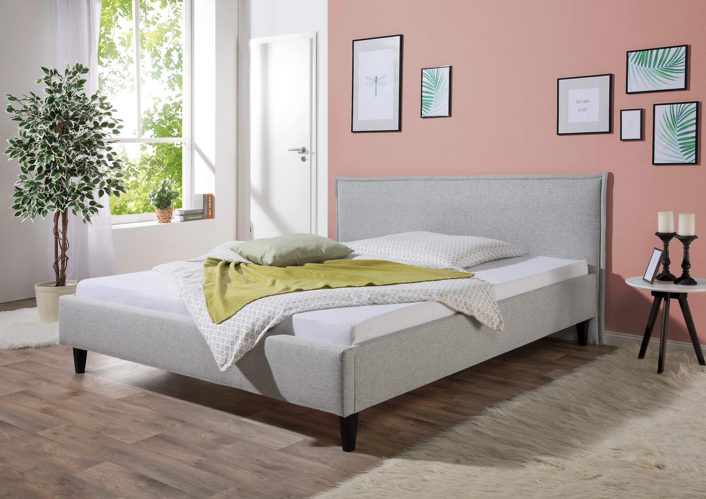 Maintal Polsterbett "Gustine" Bettseiten zerlegt, ohne Bettkasten